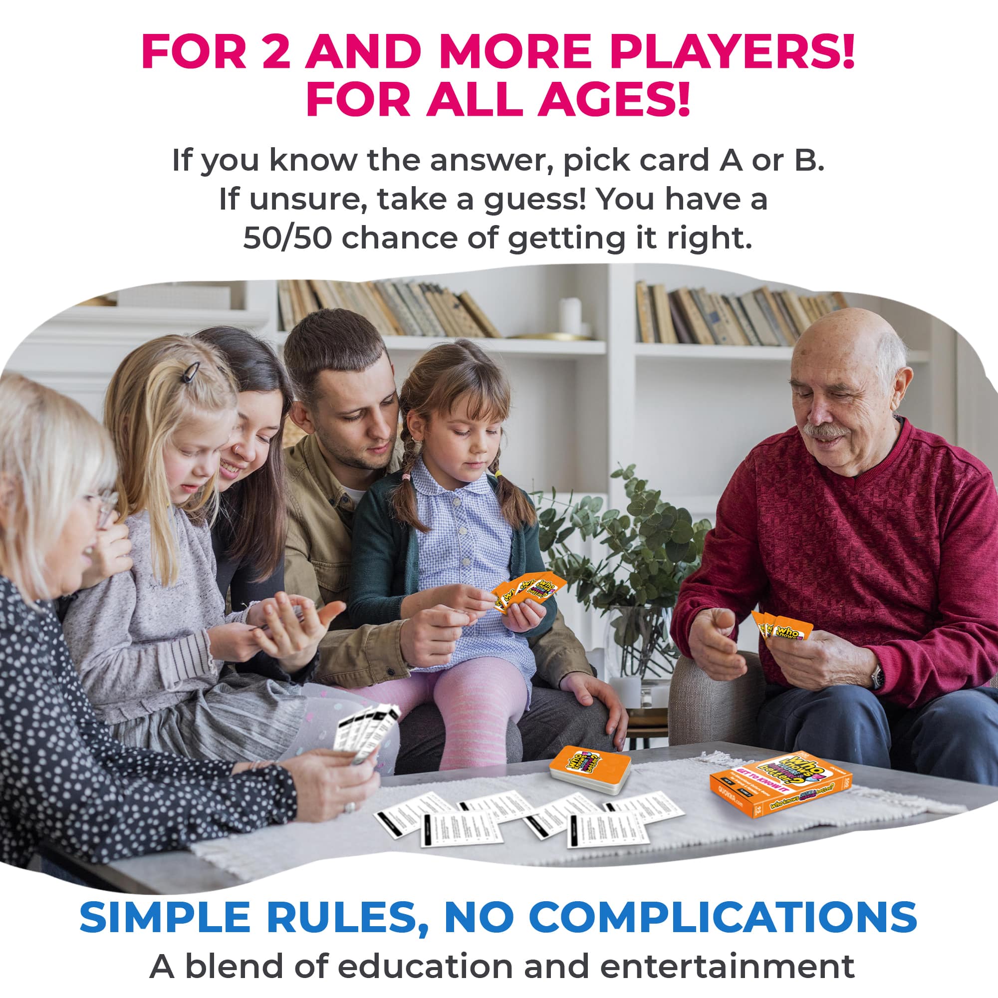 Educational Card Game for Family