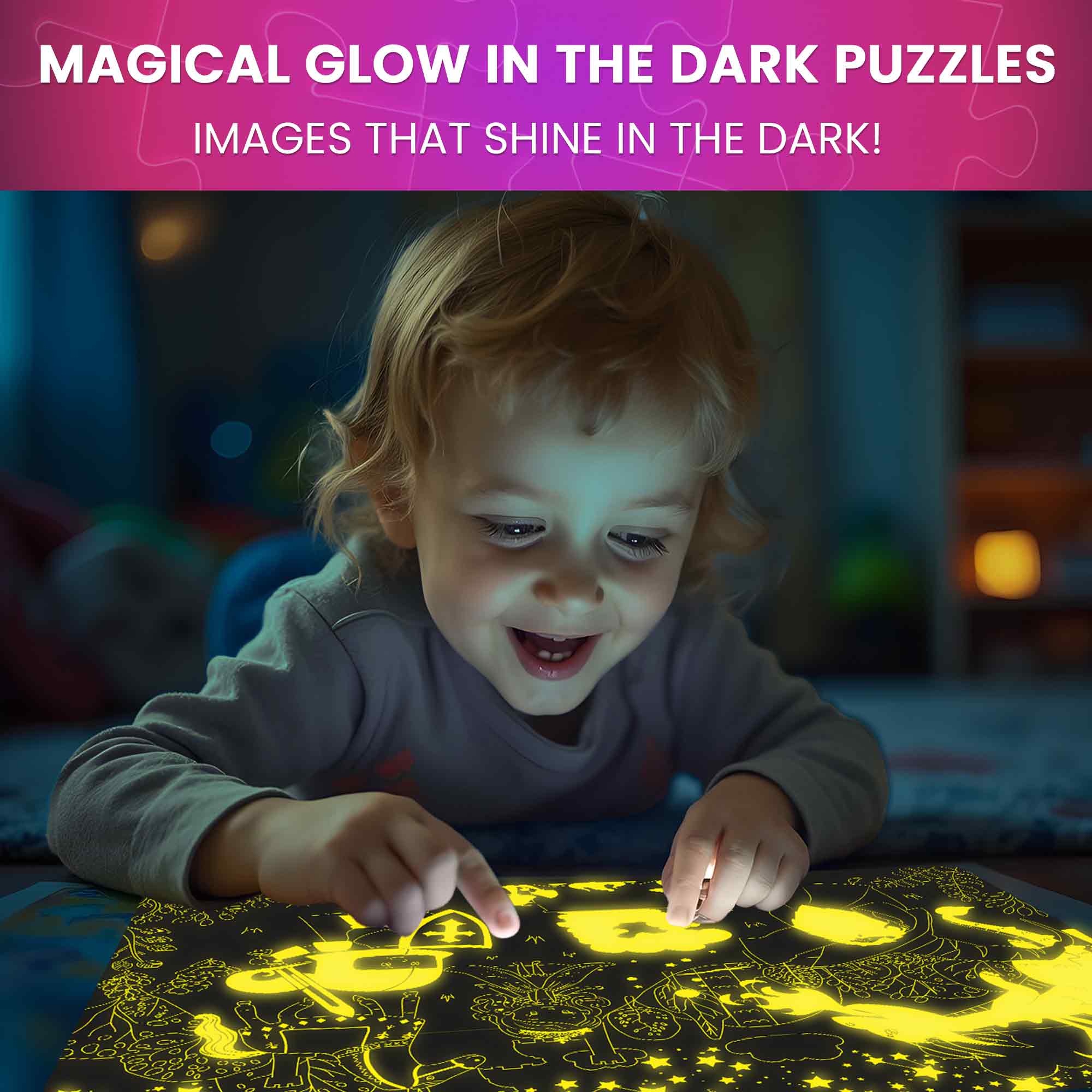 Magical Glowing Layer Puzzles