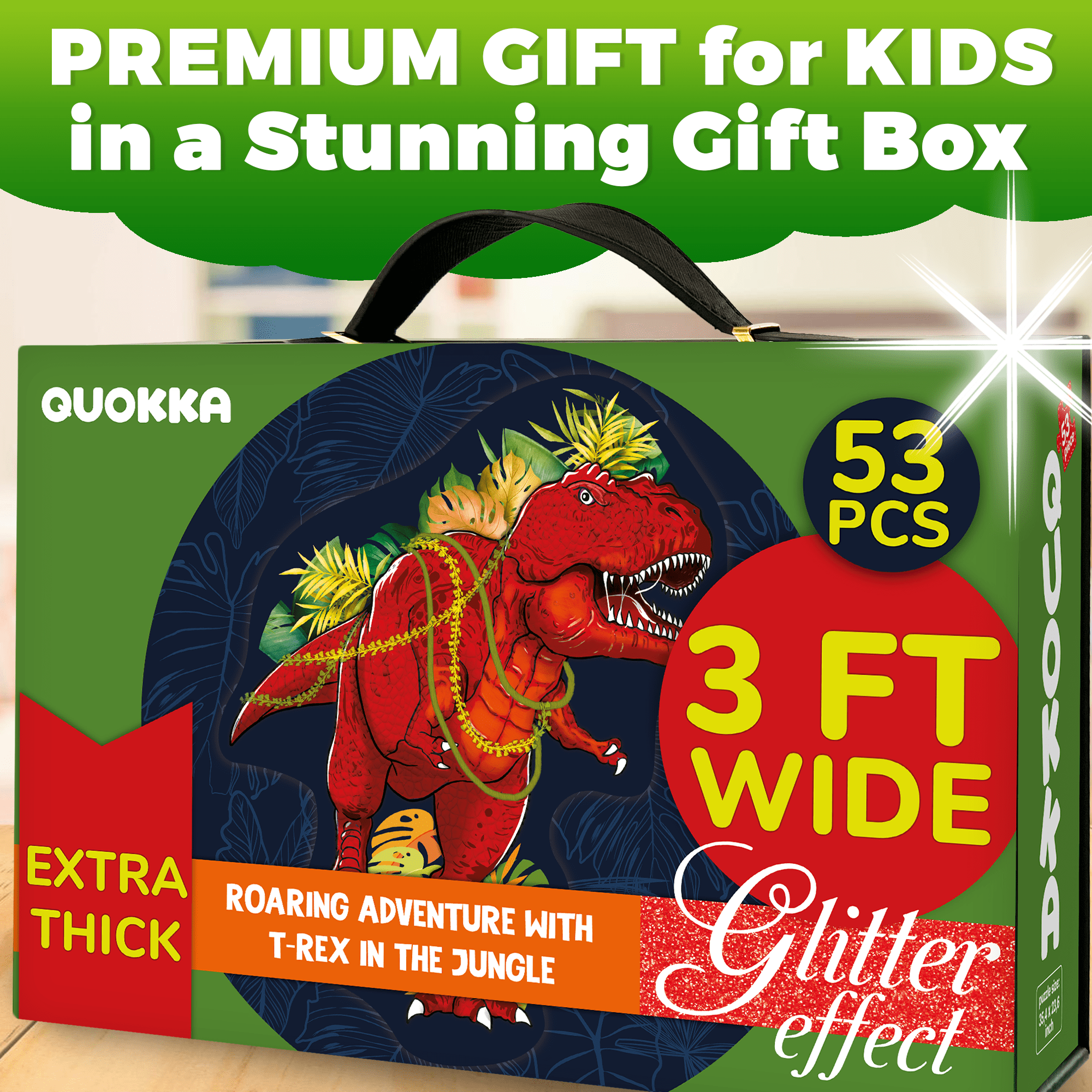 2x3 FT Shaped Giant Puzzles for Kids Ages 3-6 | T-Rex