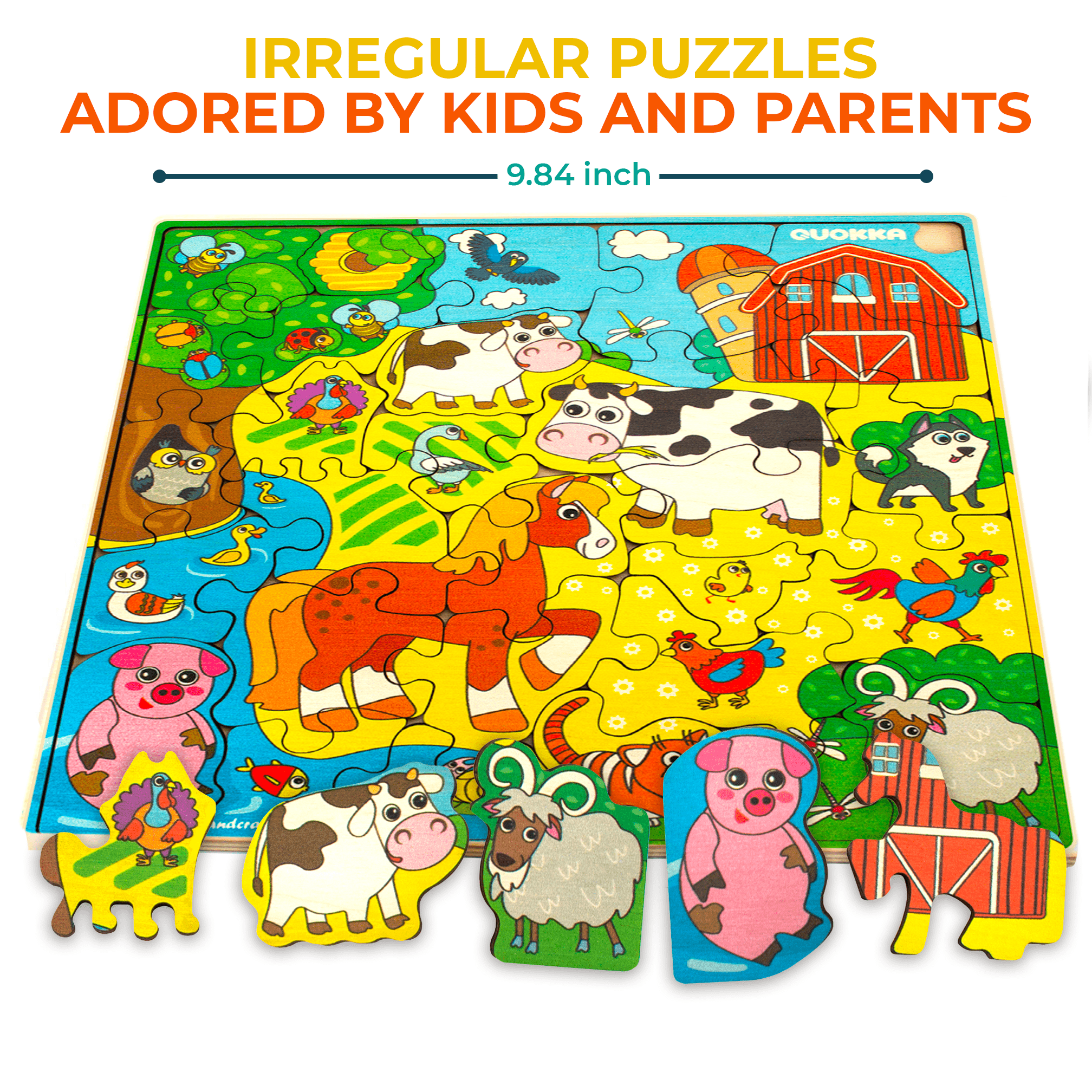28 Pieces Puzzles for Toddlers