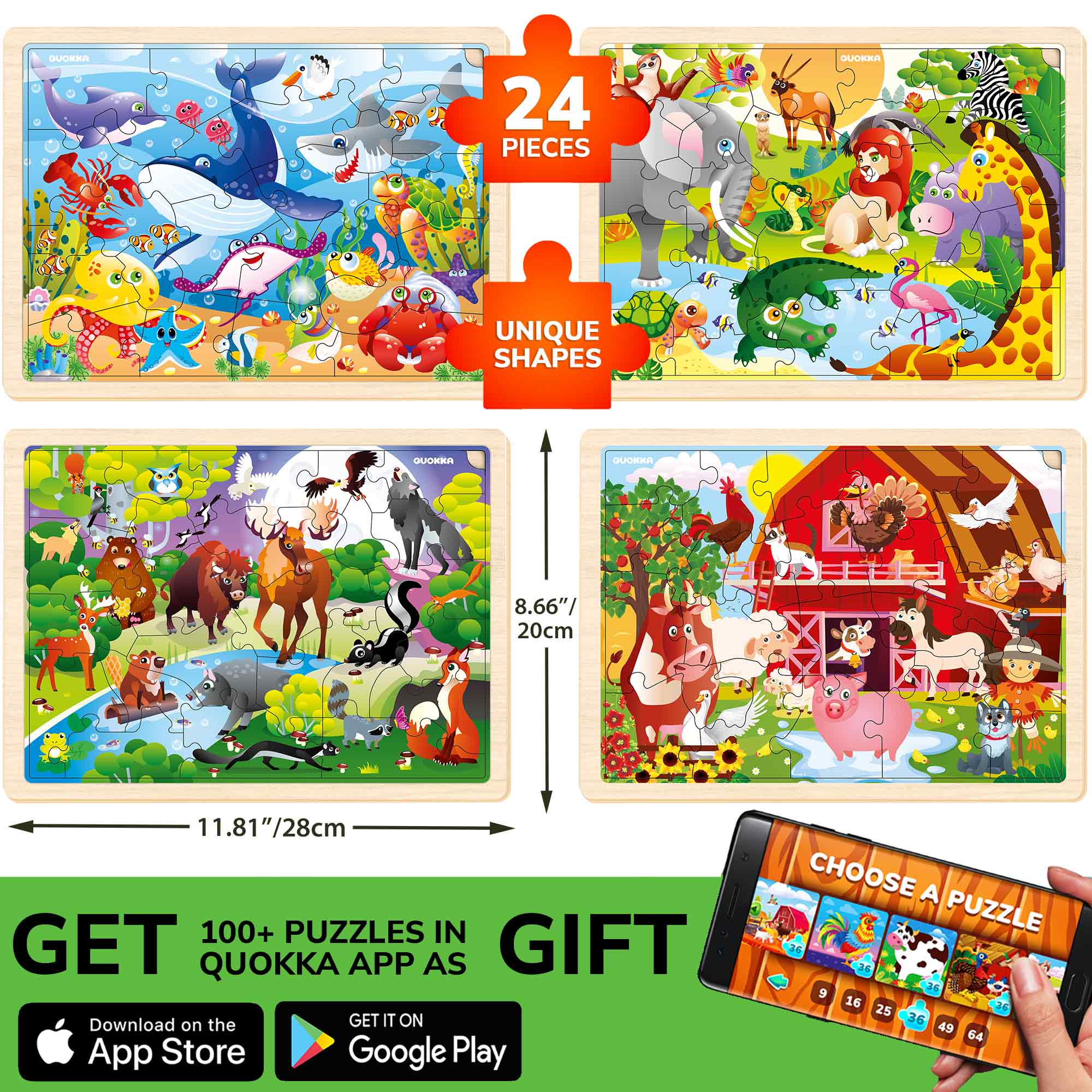 Animals Farm Learning Games for Boys and Girls