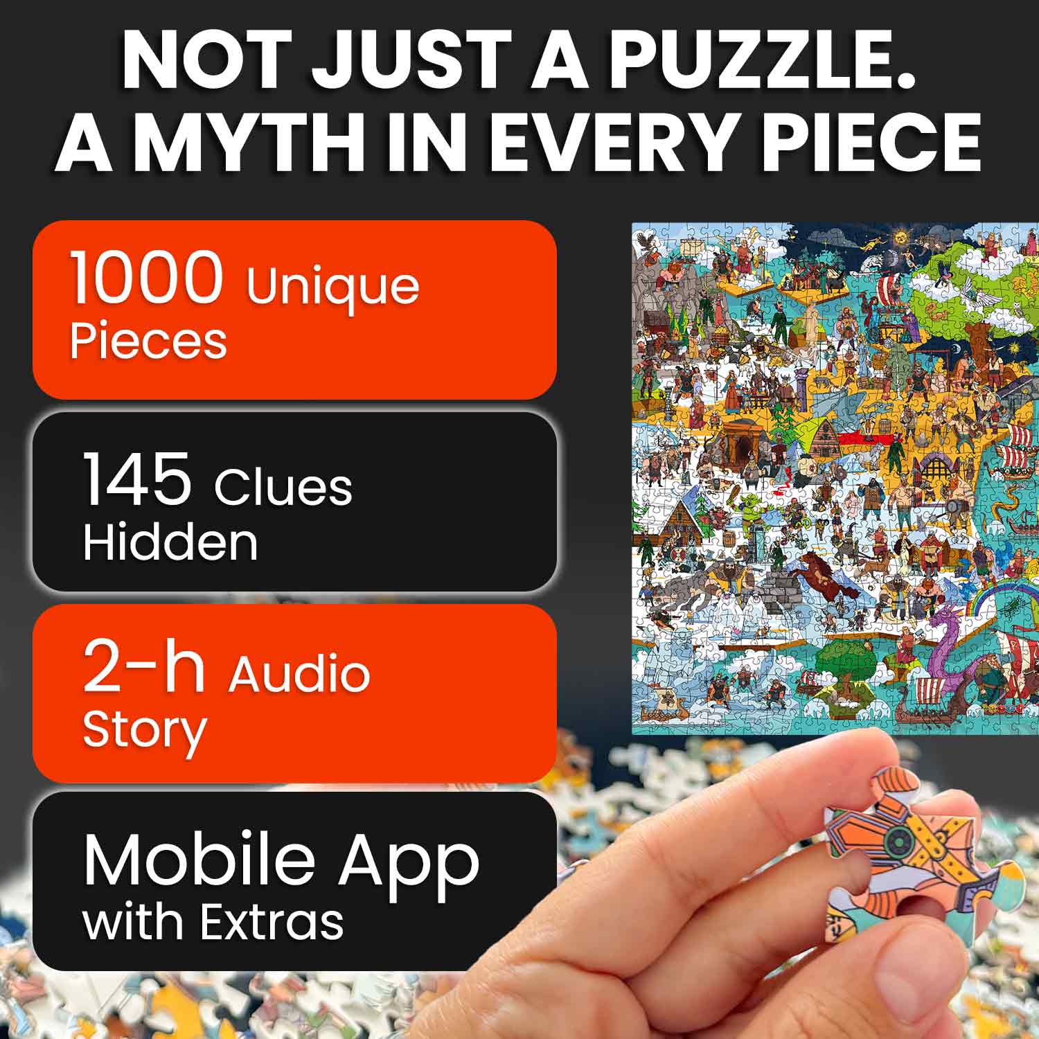 Adult Puzzles with Secret Tasks