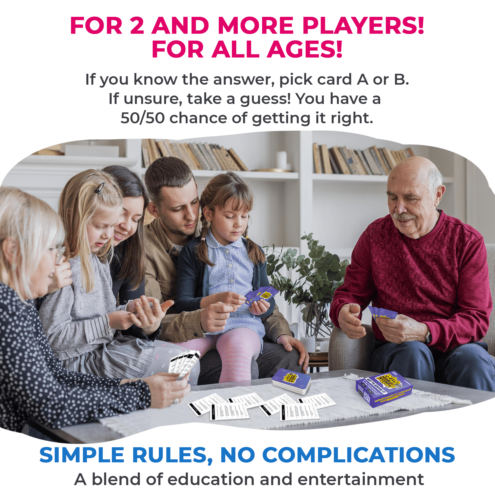 Trivia Game Who Knows History Better? for Kids & Family