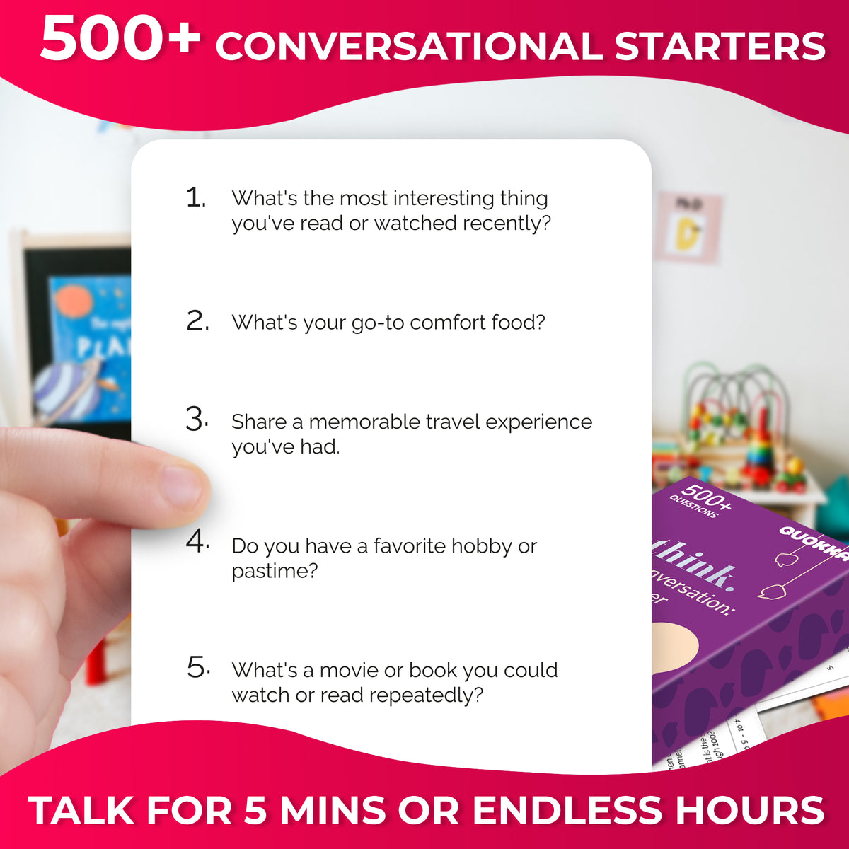 Rethink!: Conversation Starters Universal | 100 Cards