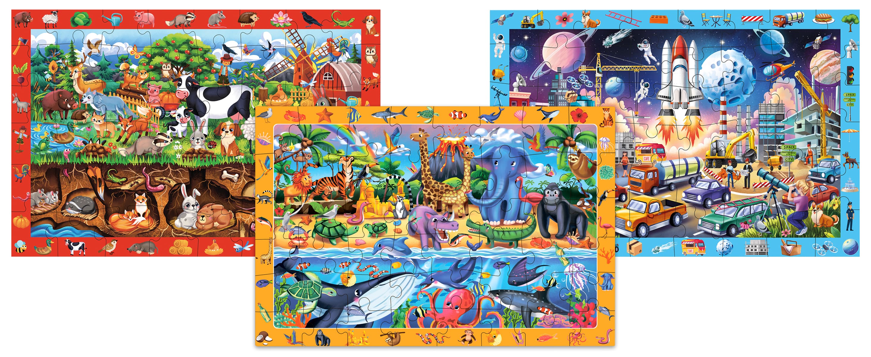 Floor puzzles for Kids Ages 4-8