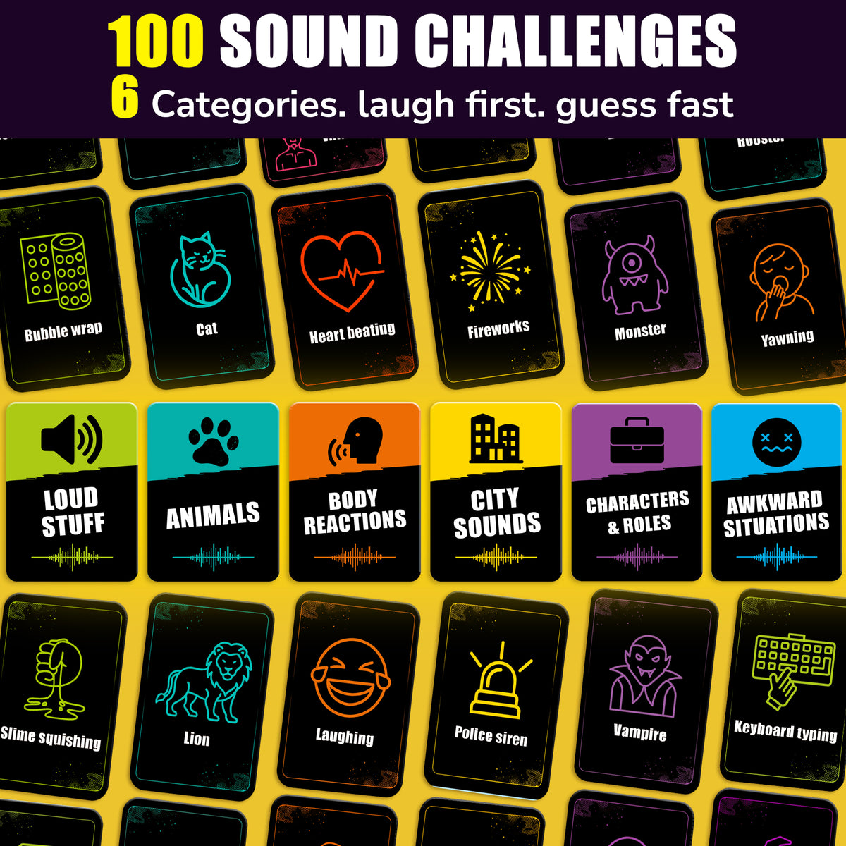 What's The Sound? Party Guessing Game – 100 Challenges