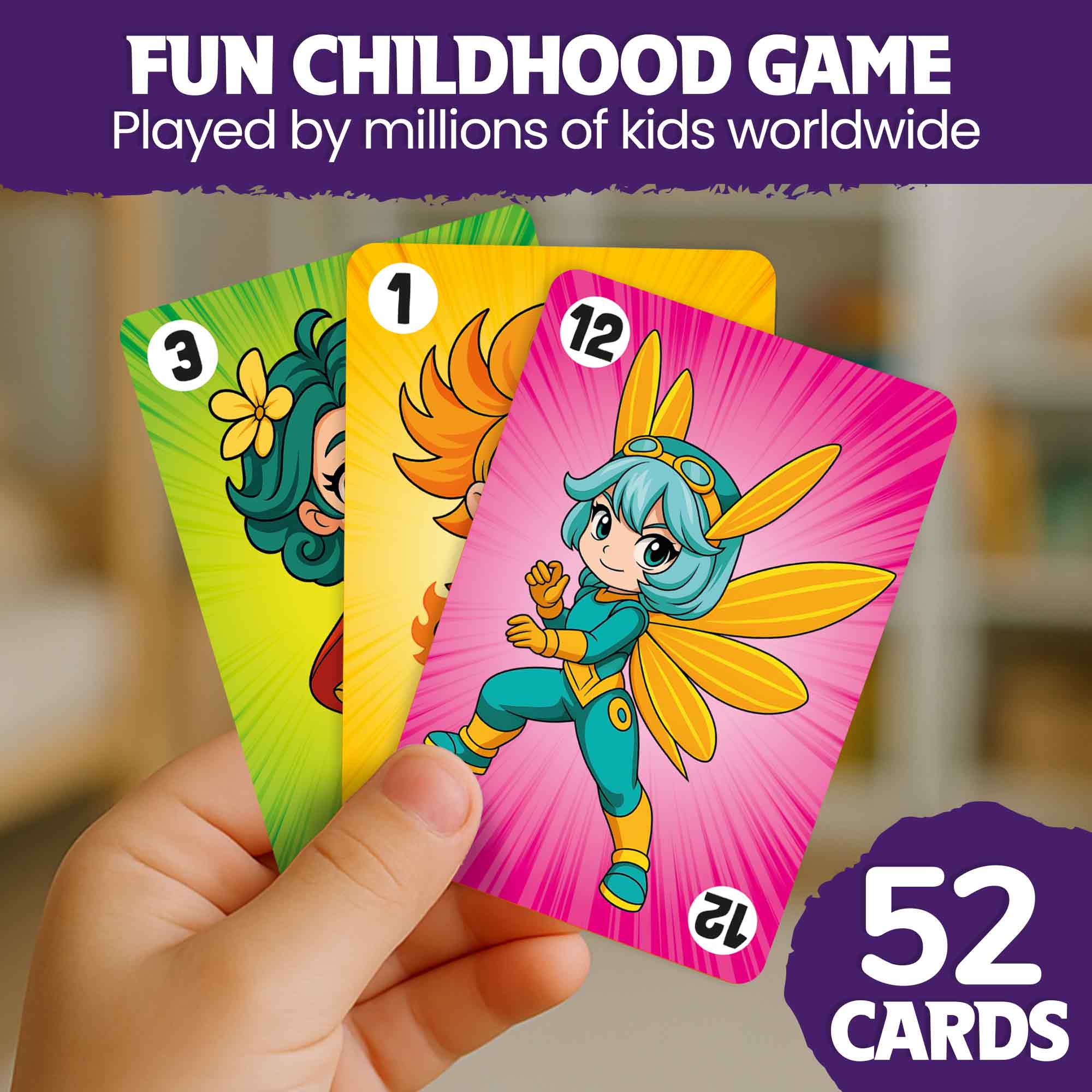 Card Games War for Kids Ages 4–8 - Educational & Engaging Fun Game