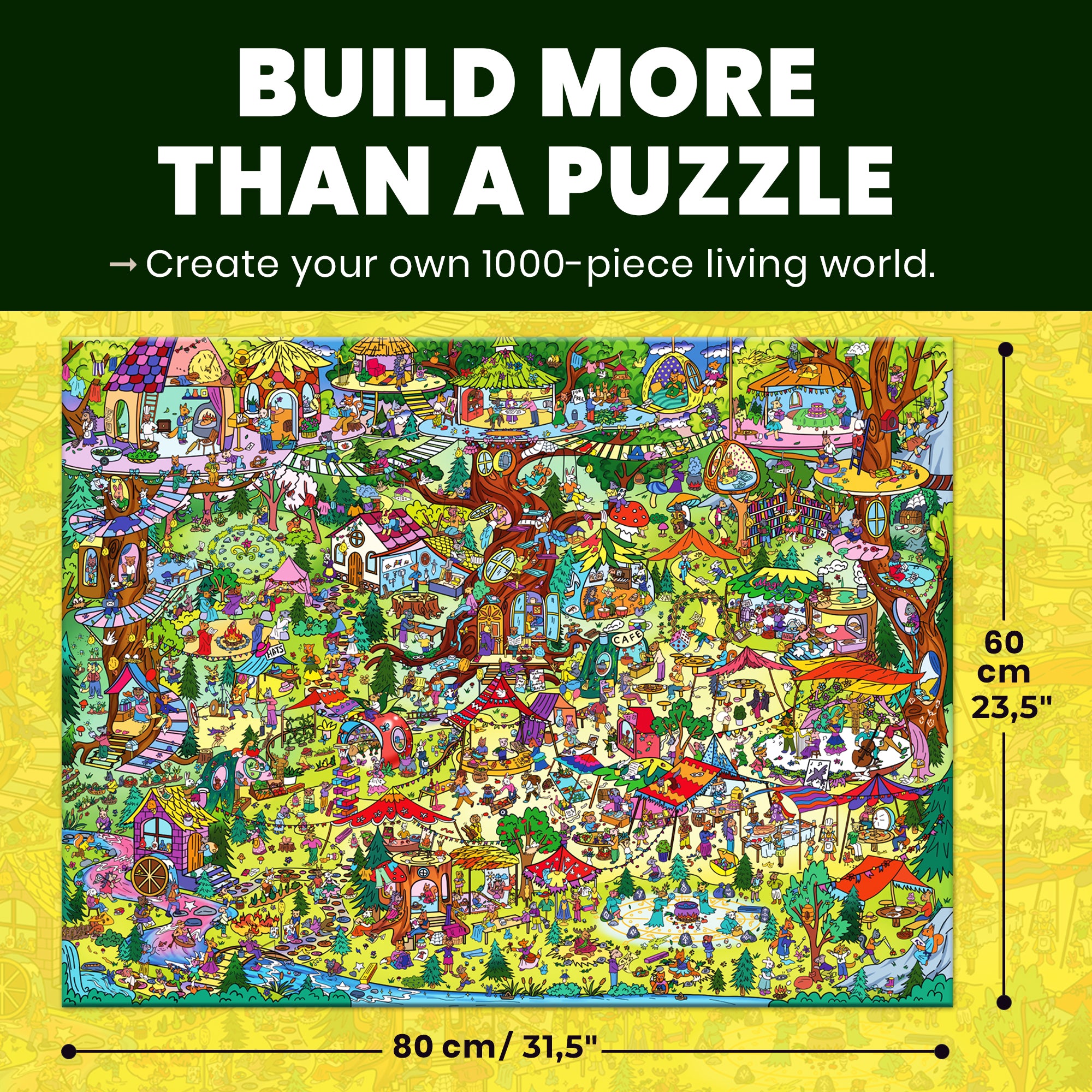 1000 Pcs Puzzle for Adults with Hidden Tasks | Twigtail Kingdom