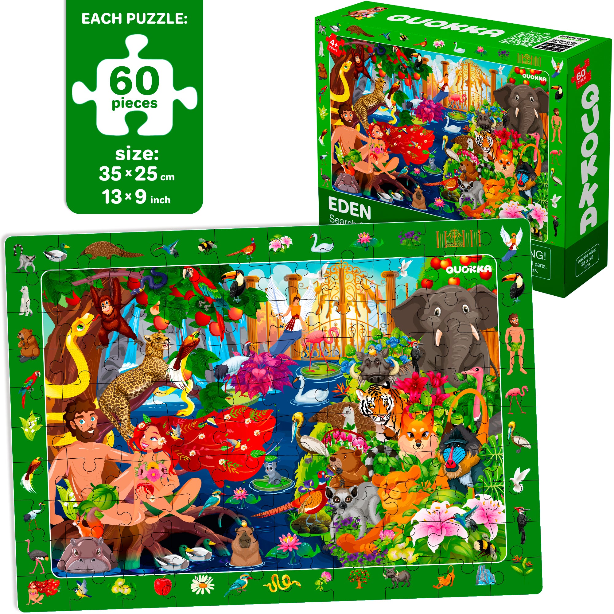 60 Piece Puzzles for Kids | Religion Set