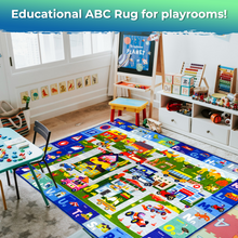 Load image into Gallery viewer, QUOKKA Classroom Rug for Kids - 78x59 City Toddler Rug Carpet for Kids Room
