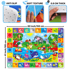 Load image into Gallery viewer, Baby Play Mat for Floor Plush ABC Playmat
