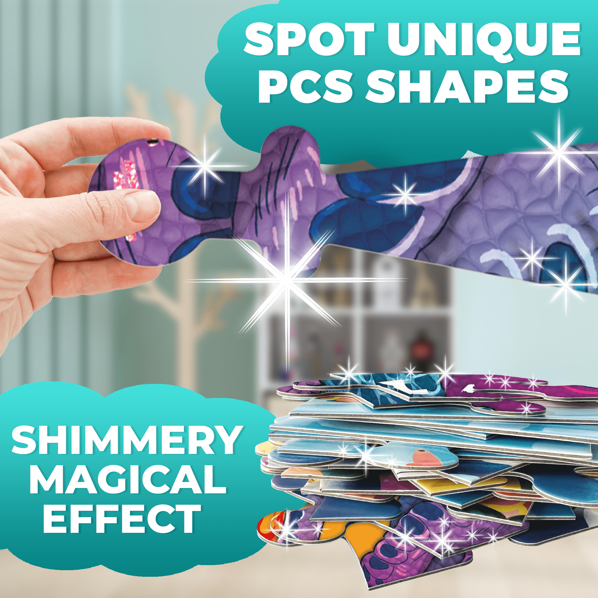 2x3 FT Shaped Giant Puzzles for Kids Ages 3-6 | Drago