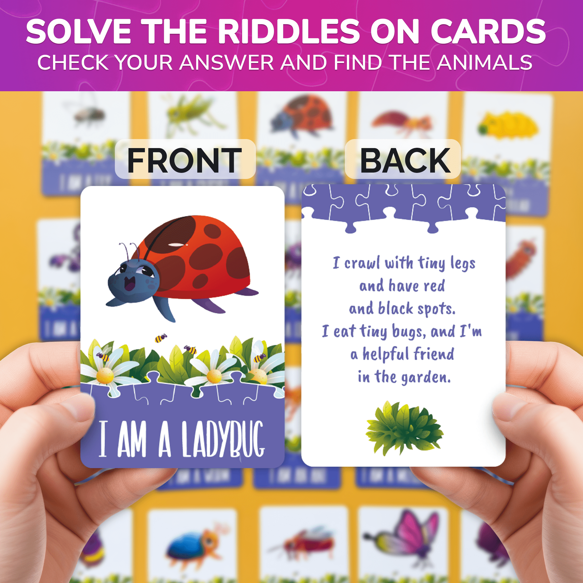 Bugs Puzzle Gift for Toddlers