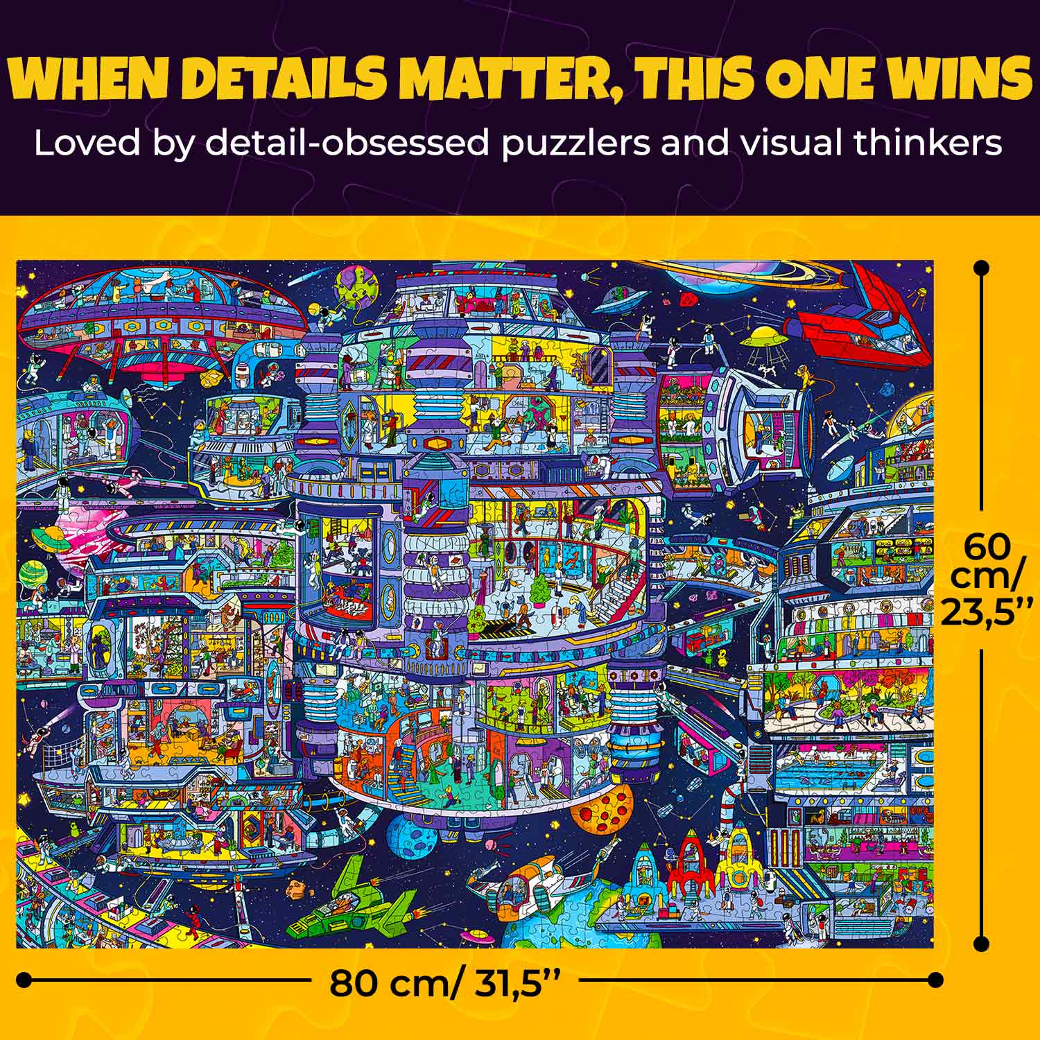 1000 Pcs Jigsaw Puzzle for Adults | Galactic Tails