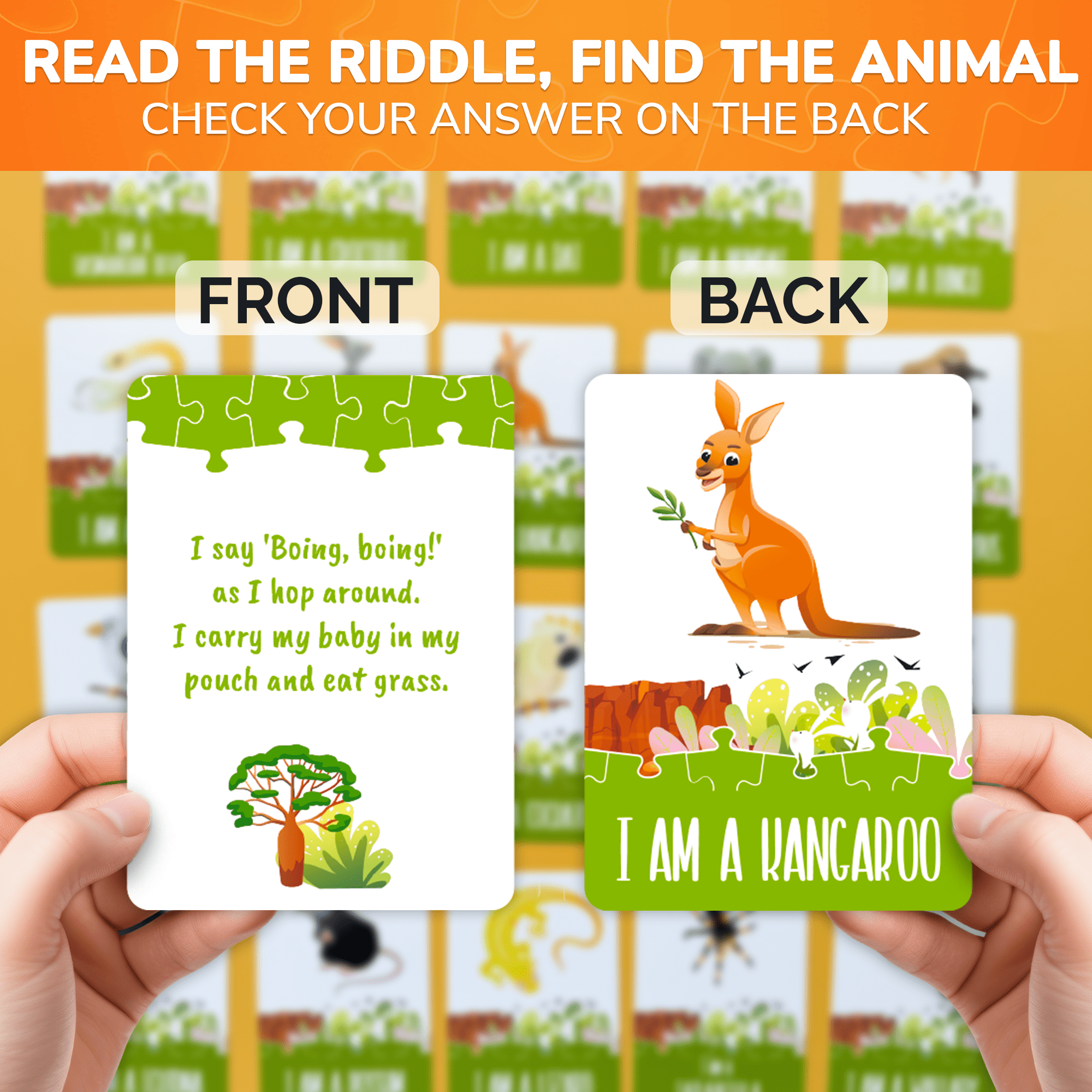 20 Illustrated Guessing Cards