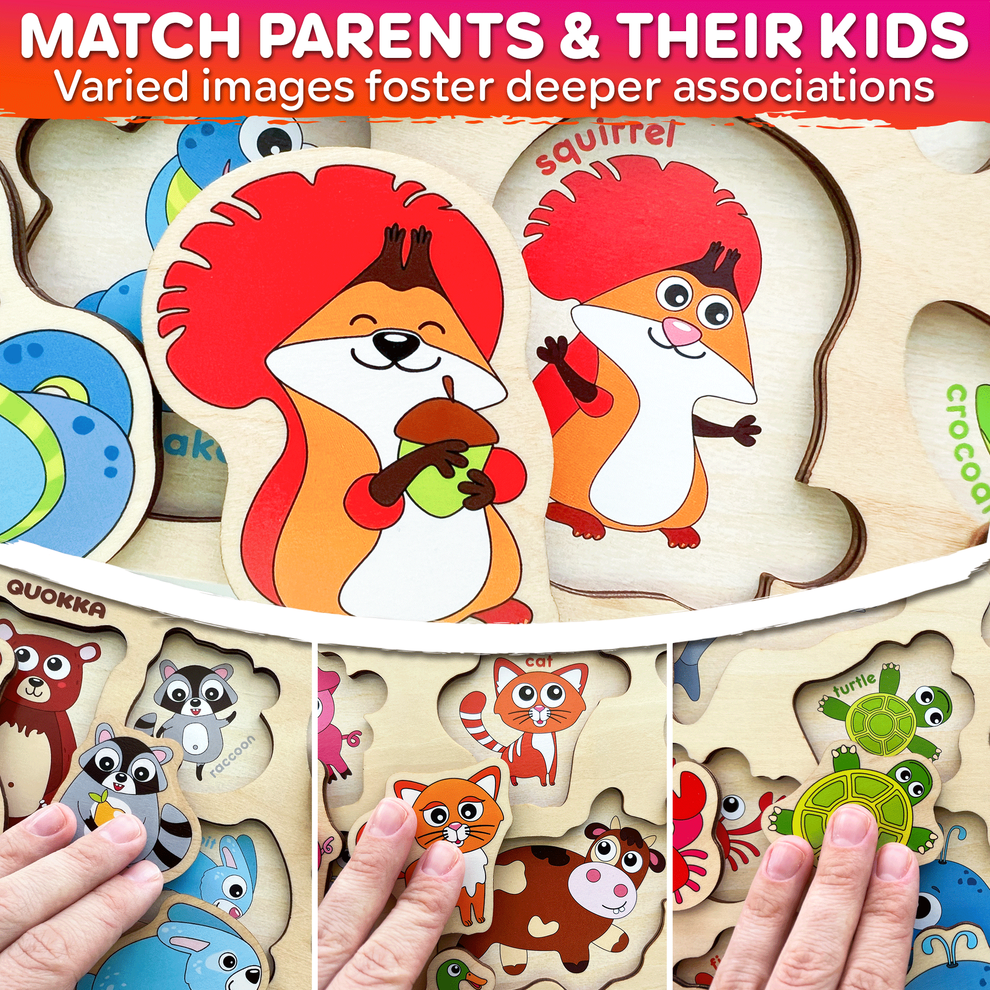 Animals Puzzle for Baby and Toddler
