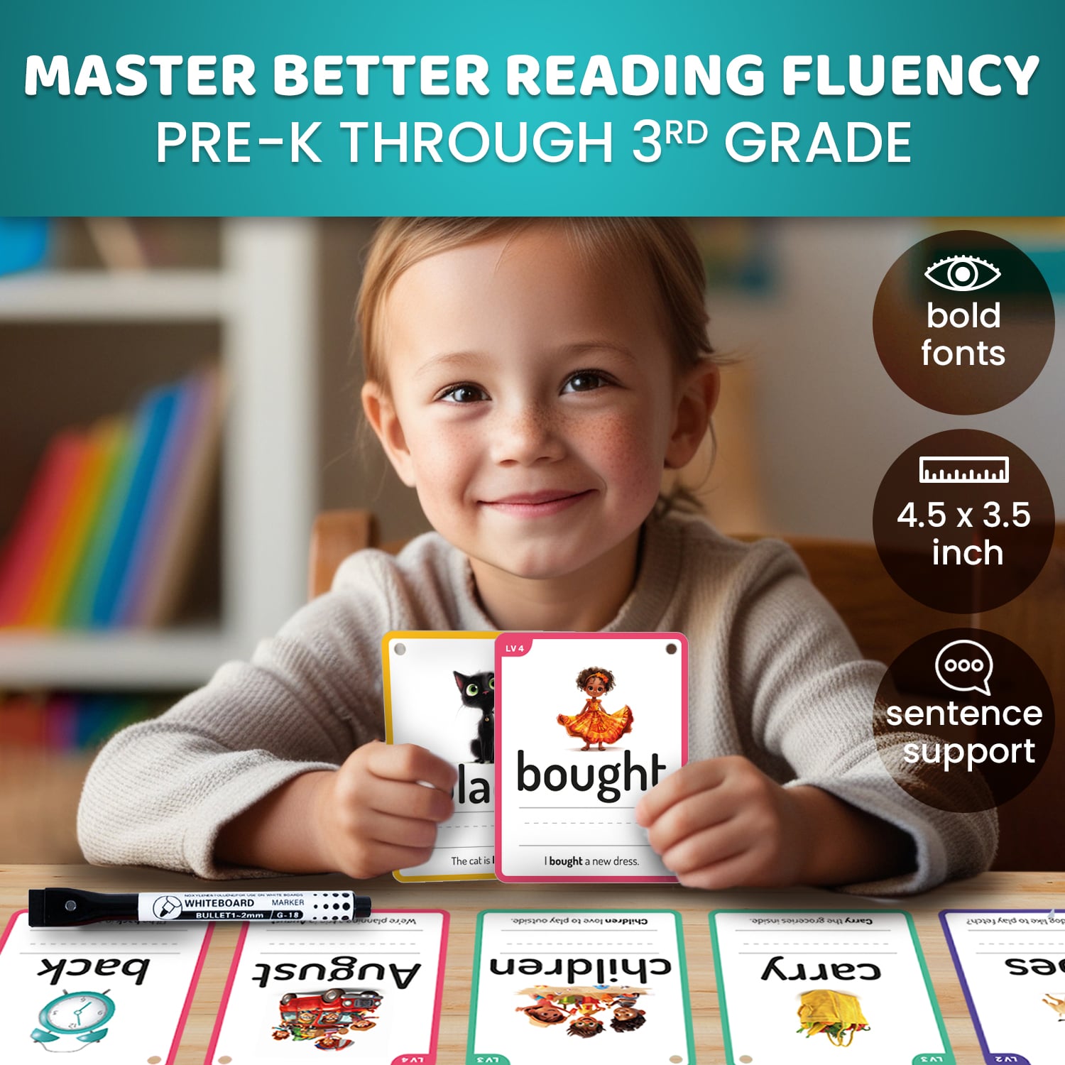 520 Sight Words Flash Cards for Kids