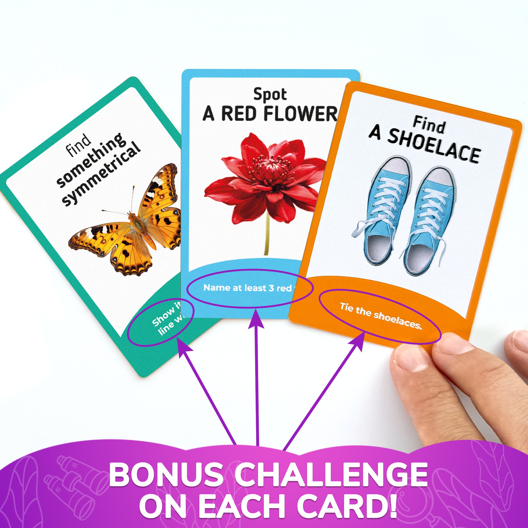 Scavenger Hunt Game 250 Cards for Kids | Indoor Outdoor Activities