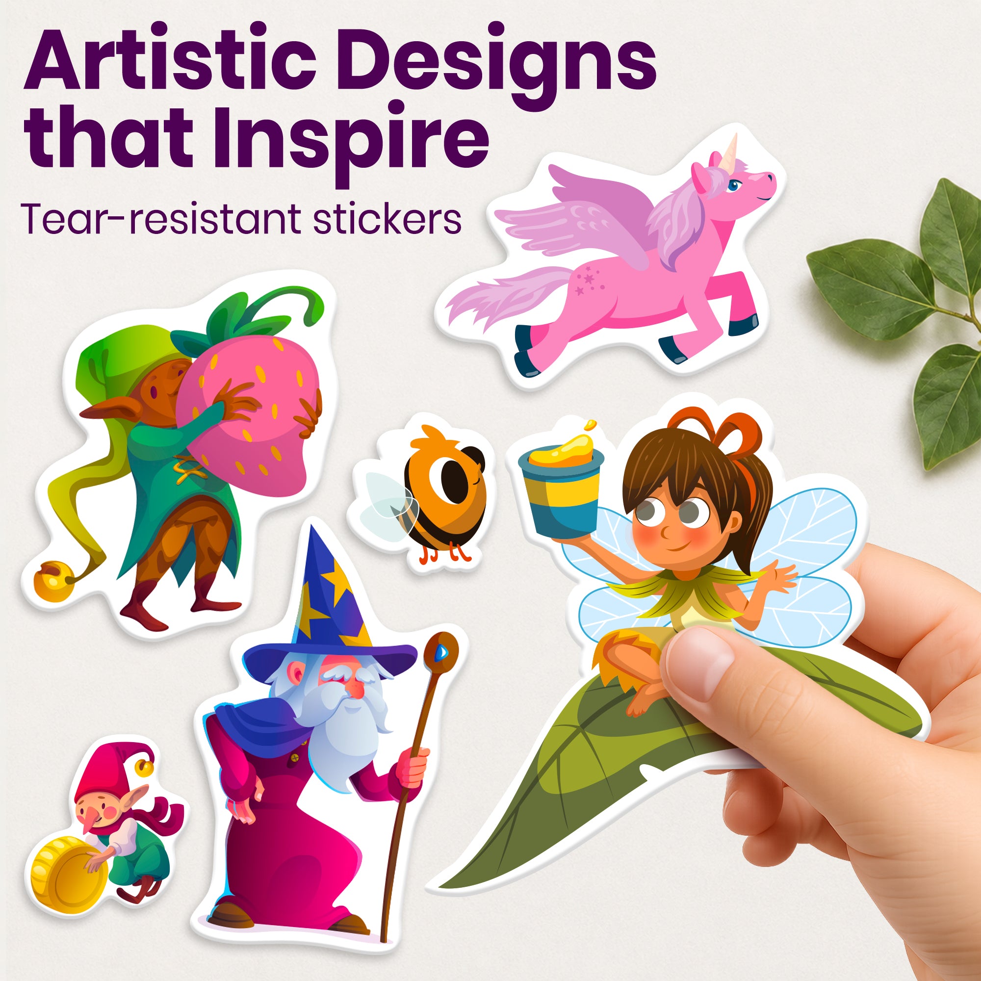 Sticker Book for Kids Fairy Tale - Draw & Stick Creative Workbook