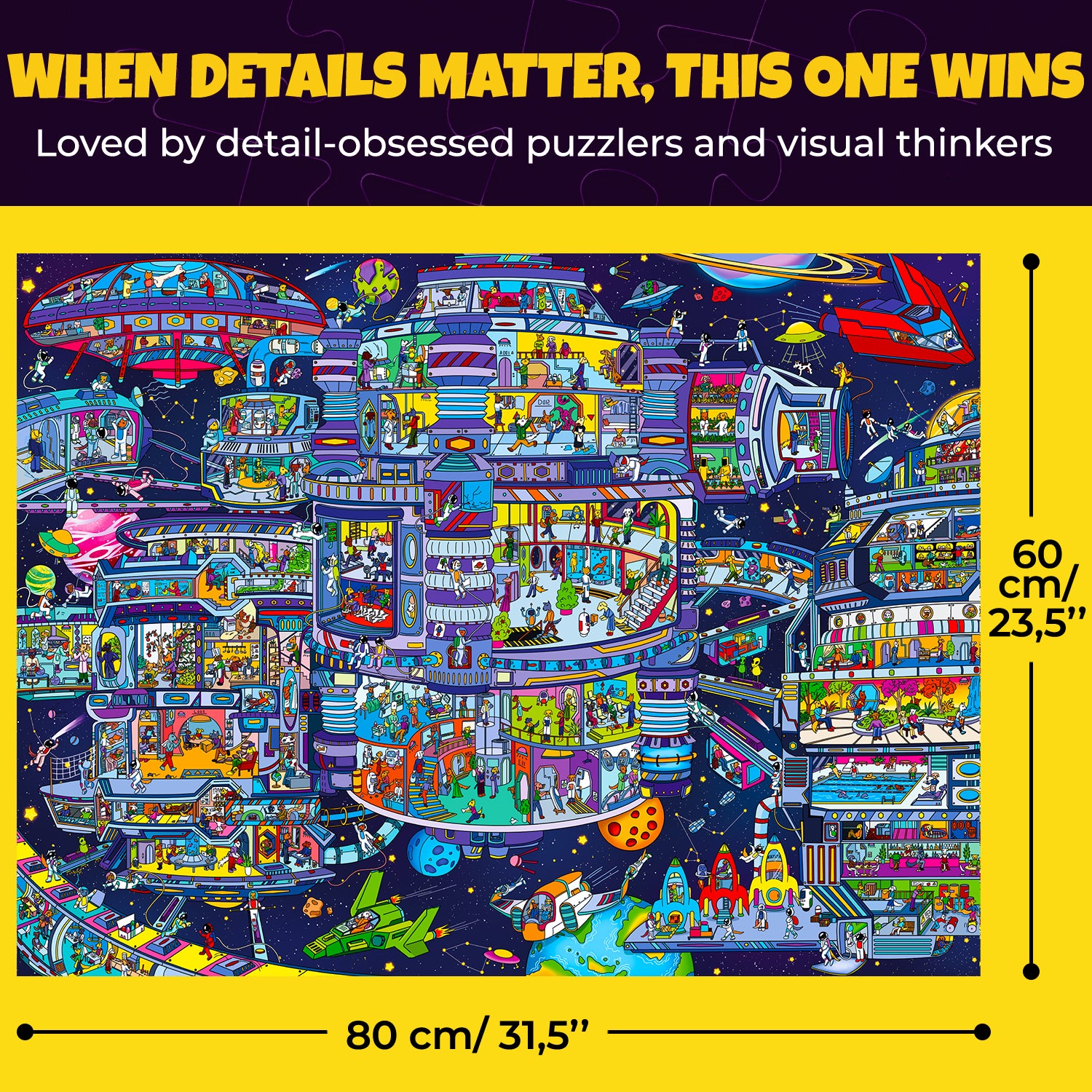 1000 Pcs Jigsaw Puzzle for Adults | Galactic Tails