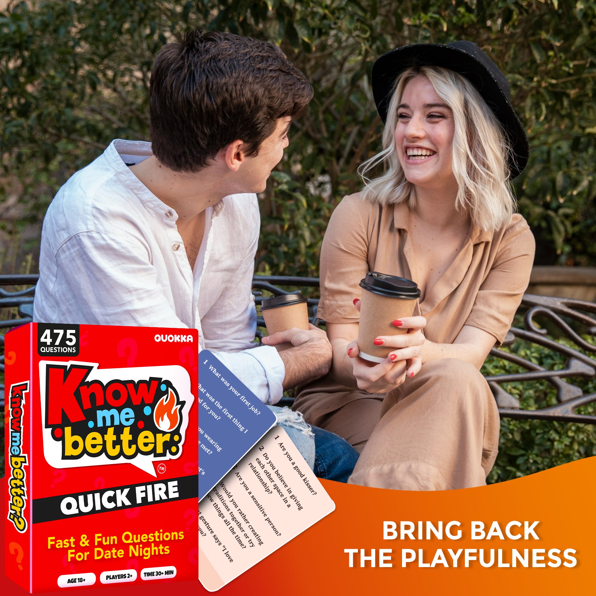 Couples Card Game Quick Fire – Date Night Conversation Starter