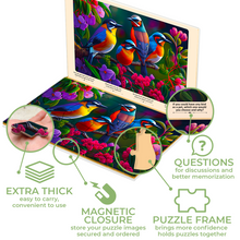 Load image into Gallery viewer, QUOKKA 13 Piece Dementia Puzzles for Elderly | 3 Alzheimers Jigsaw Puzzle Games for Adults with Birds, Cat, and Dog
