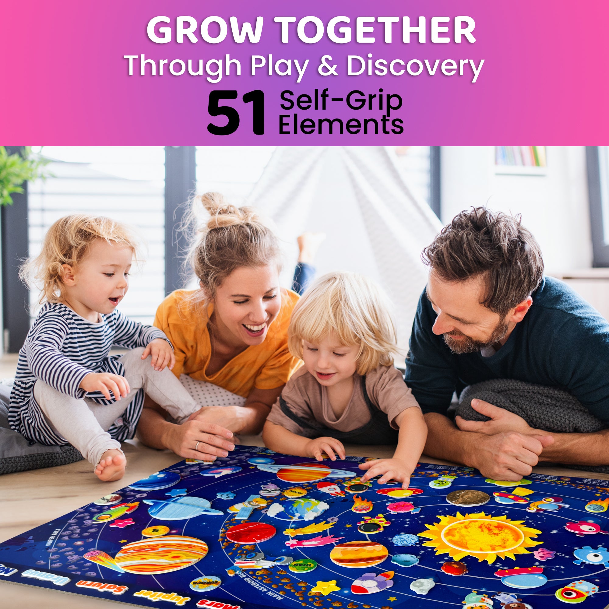 Space Felt Board for Kids | Educational Flannel Toy