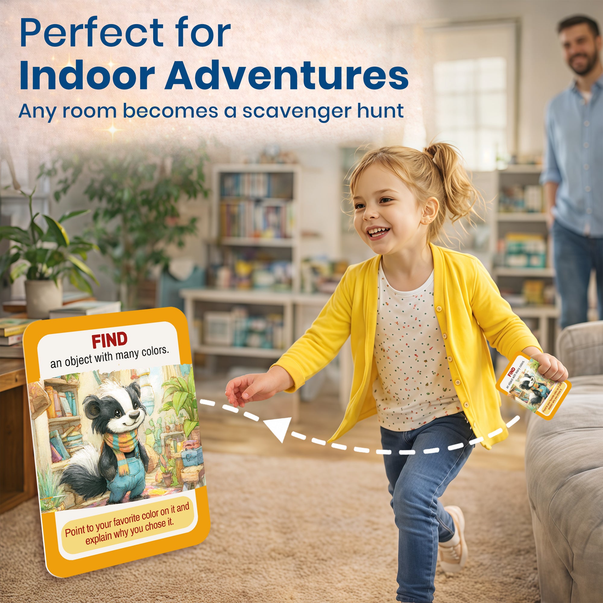 Scavenger Hunt Game for Kids Ages 4-8 - Indoor Adventure Games