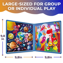 Load image into Gallery viewer, QUOKKA Magnetic Book 2x48 Piece Puzzles for Kids | Space &amp; Dino
