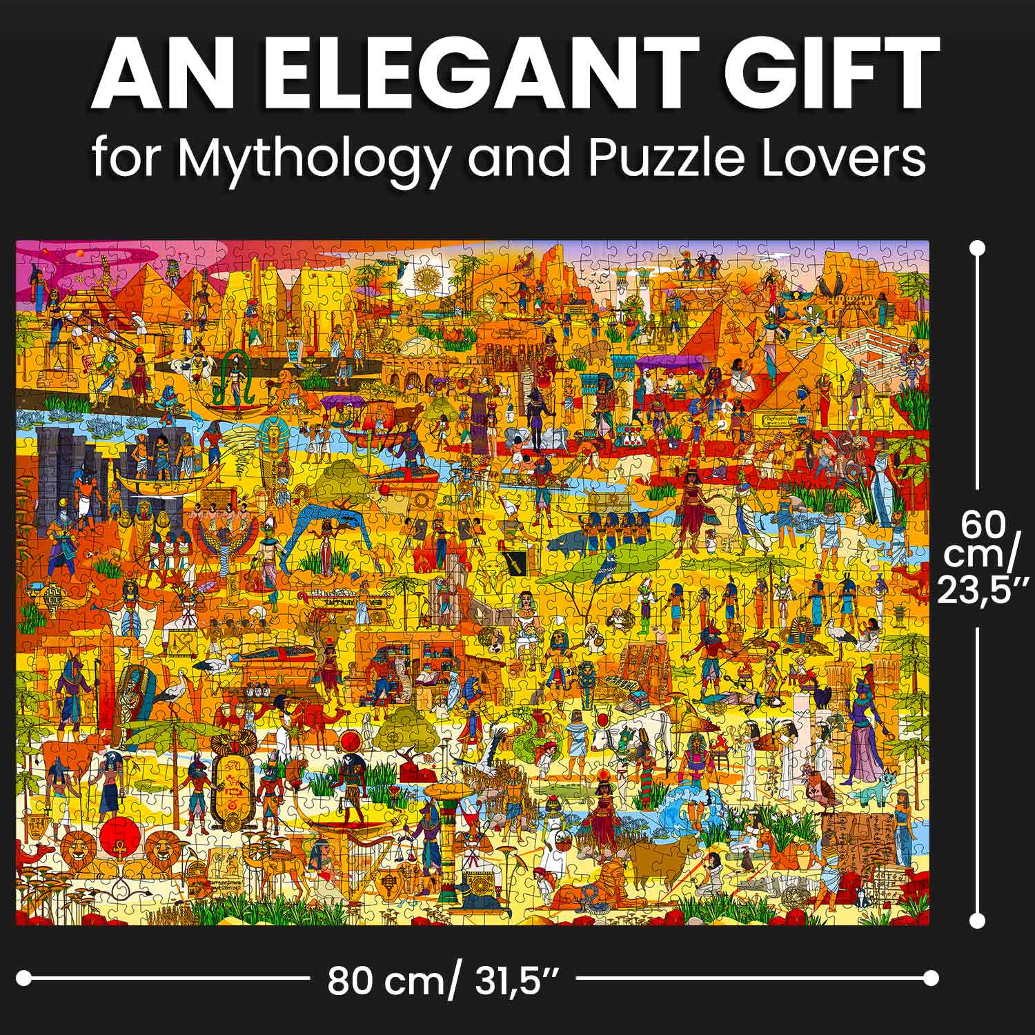 Bundle Set 6x1000 Piece Puzzle for Adults with Secret Tasks