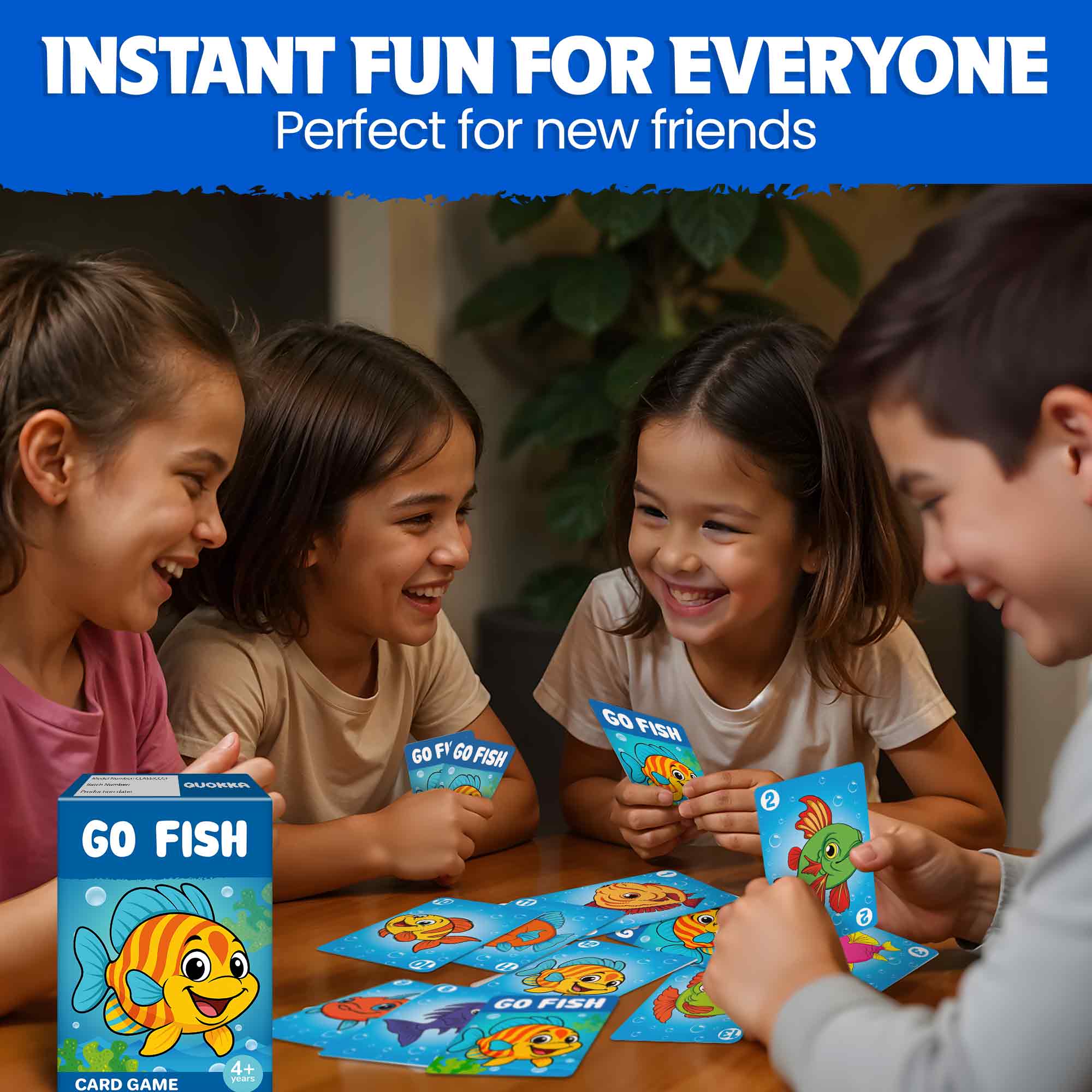Go Fish Card Game for Kids Ages 4–8 Educational & Engaging Fun Game