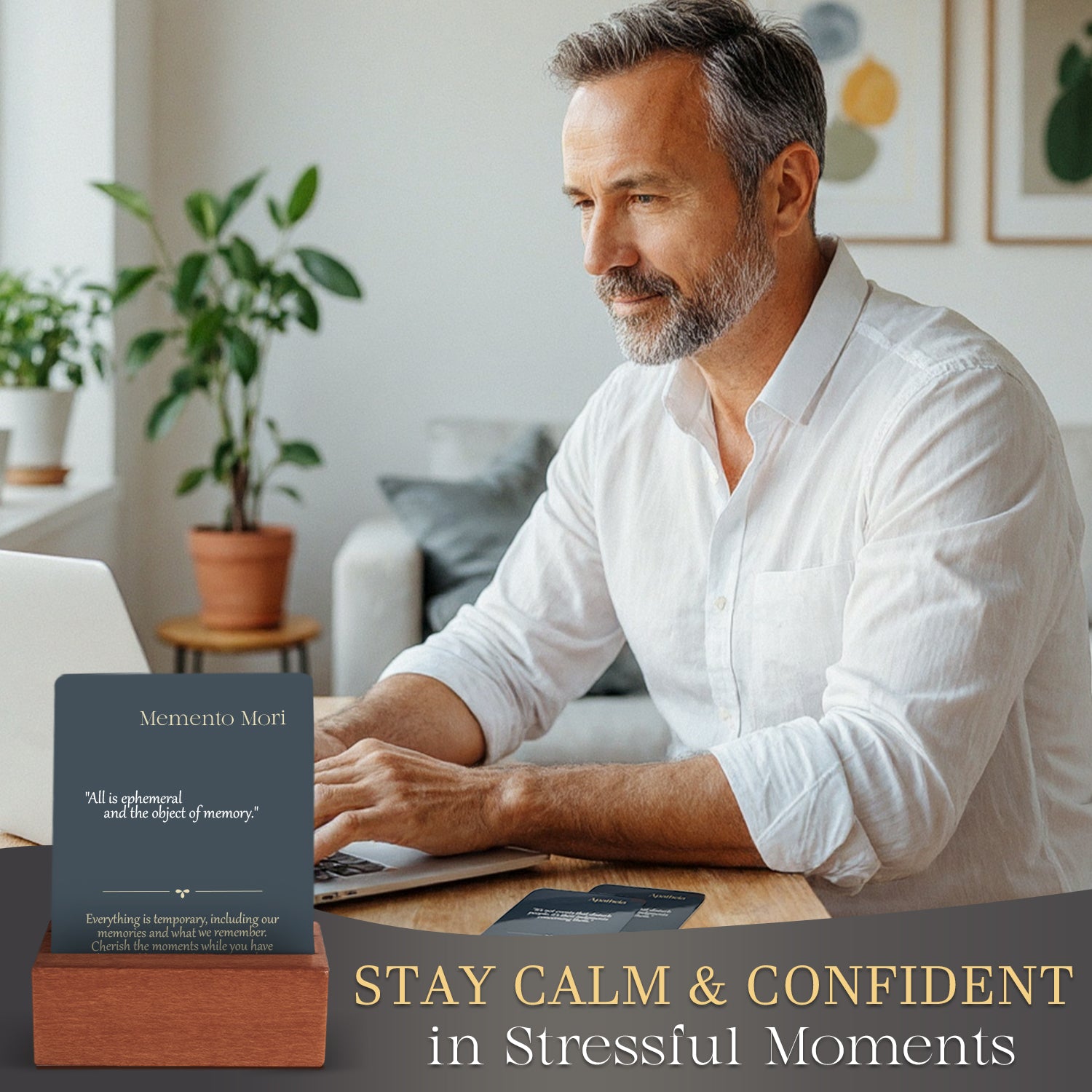 Stoicism Cards Marcus Aurelius - 122 Daily Quotes & Exercises