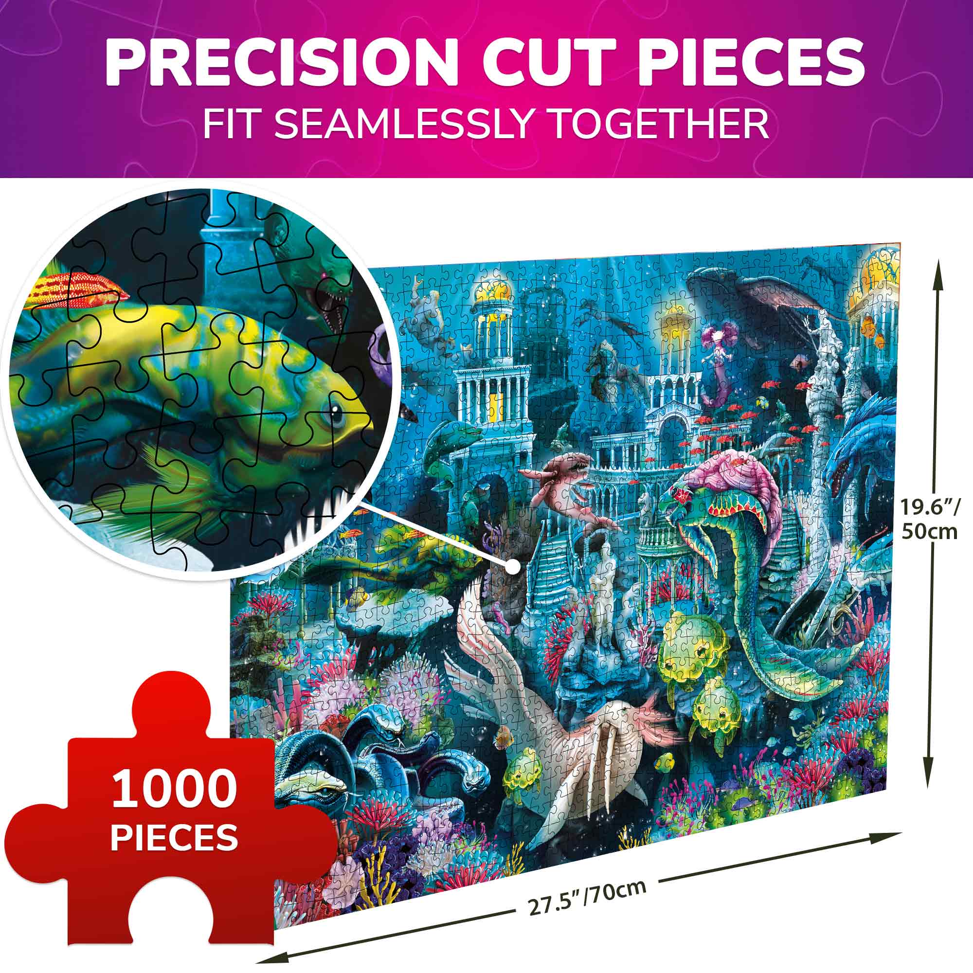 1000 Pcs Jigsaw Puzzle for Adults | Lost City