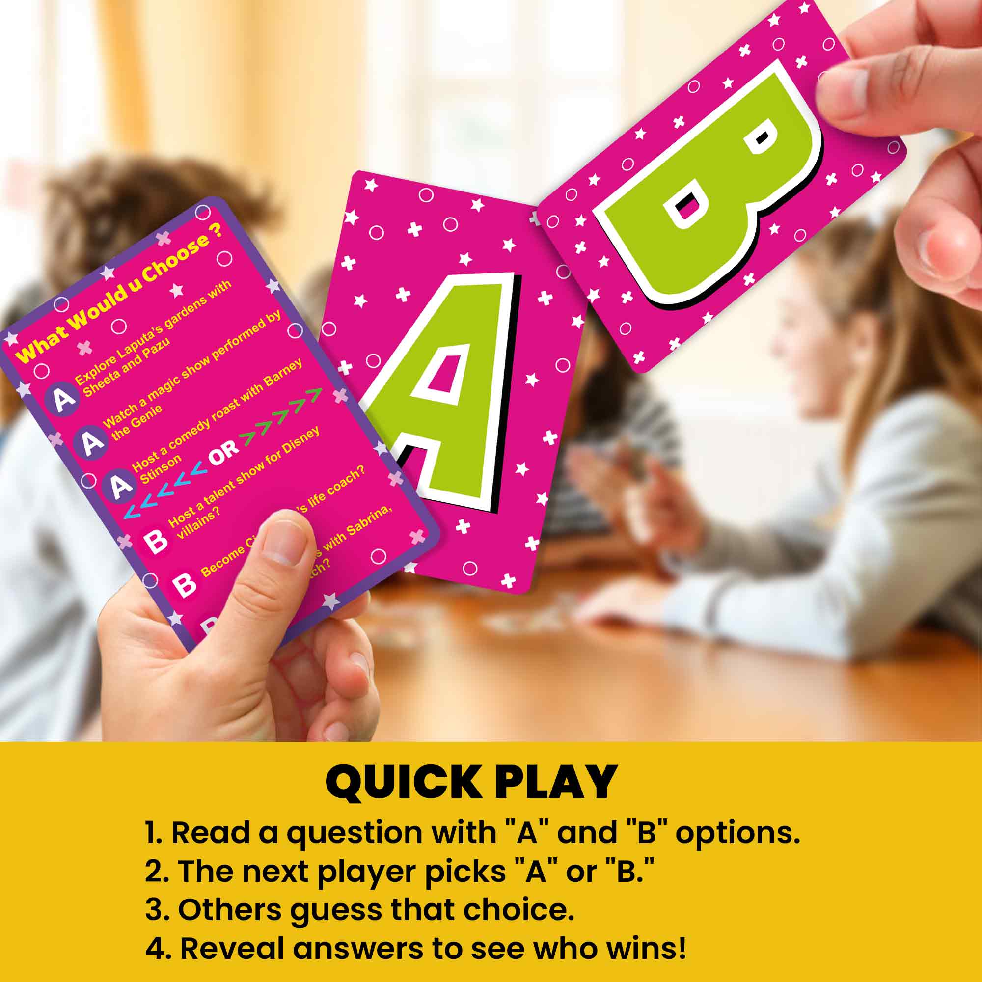 Trivia Game What Would You Choose? Pop Culture for Kids & Family