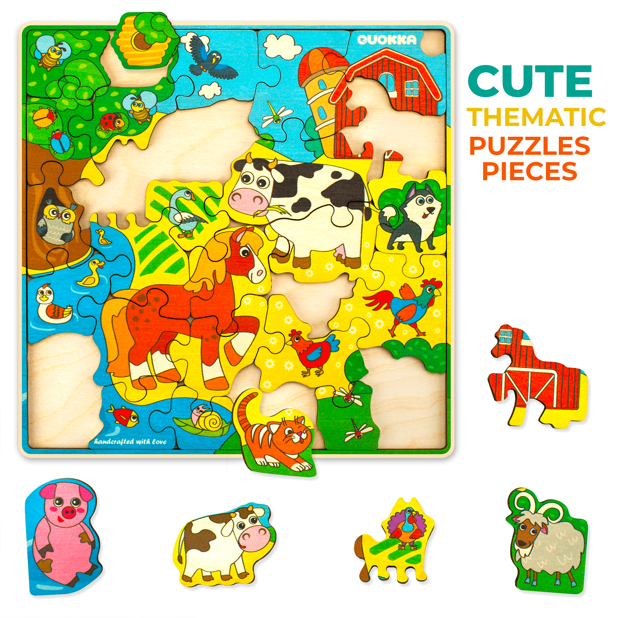 Wooden Puzzles for Kids