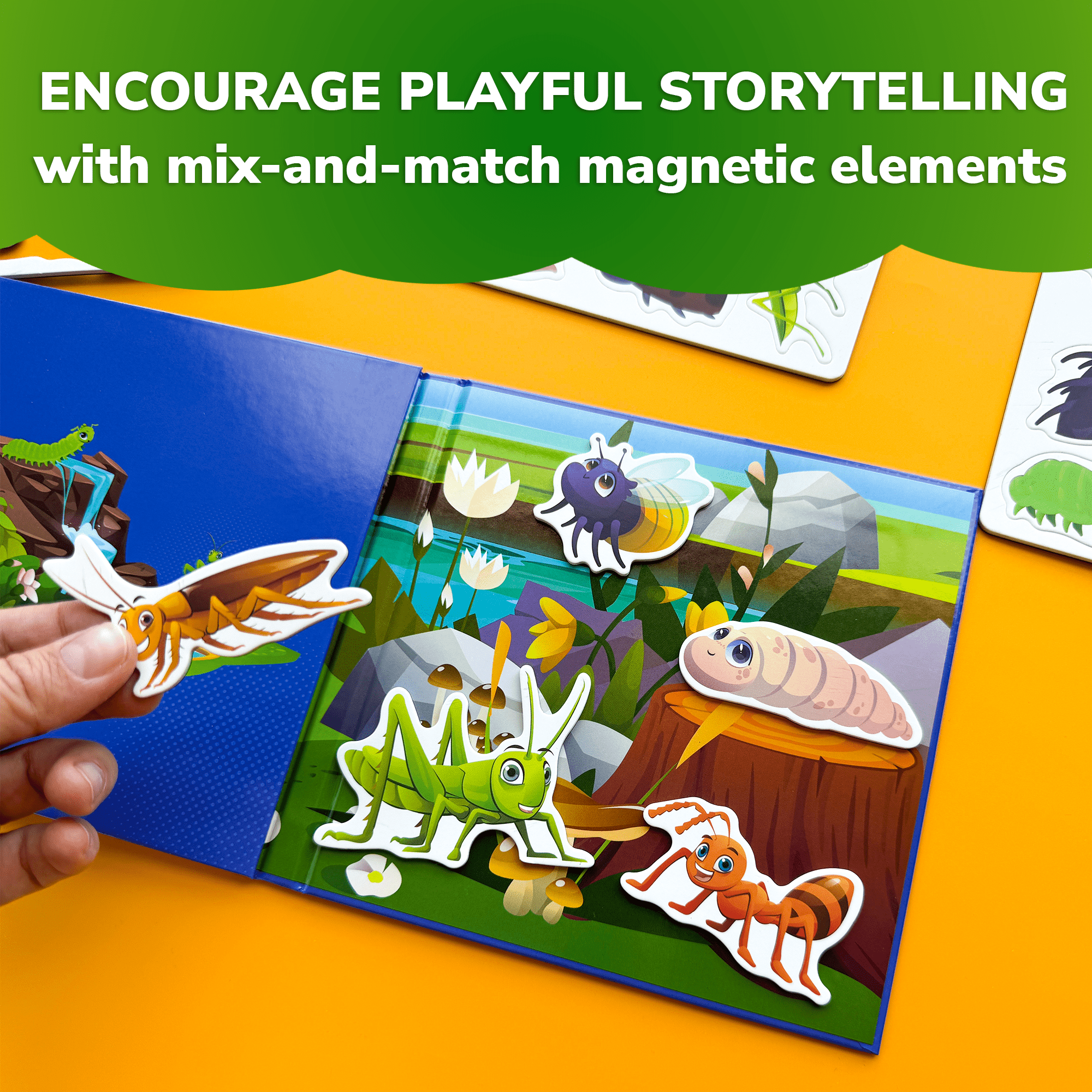 Bugs Game with Extra-Long Play Book
