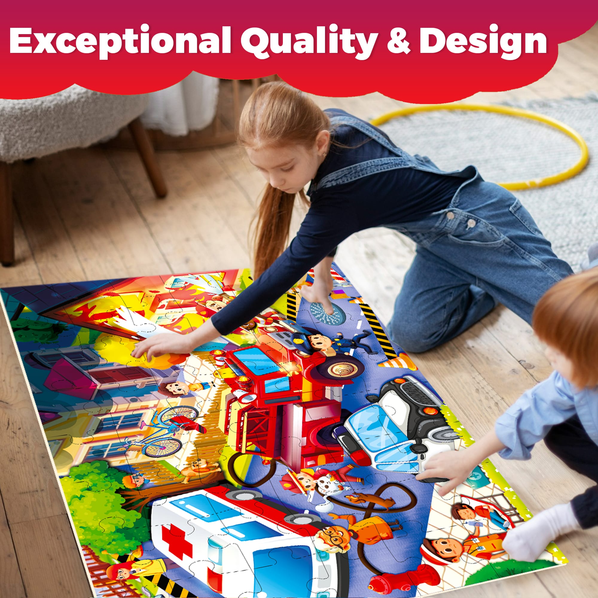 Large Piece Puzzles for Kids