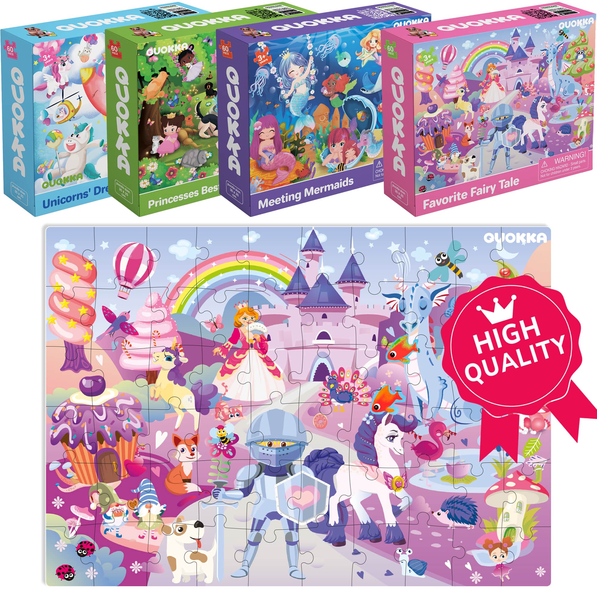 4 Set Puzzles for Girls