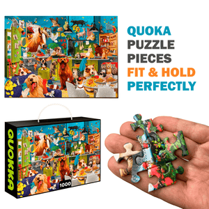 1000 Piece Unique Jigsaw Puzzle for Adults with Animals