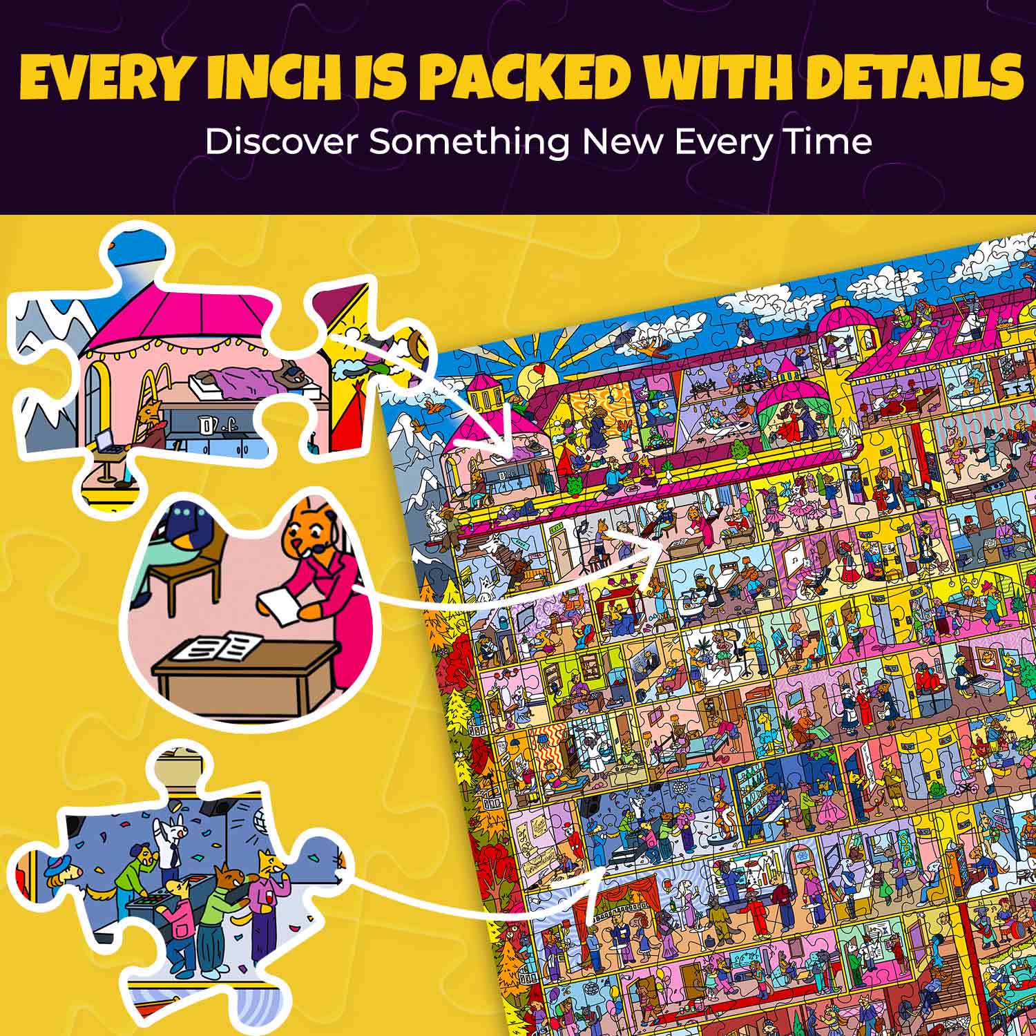 Puzzles with 321 objects