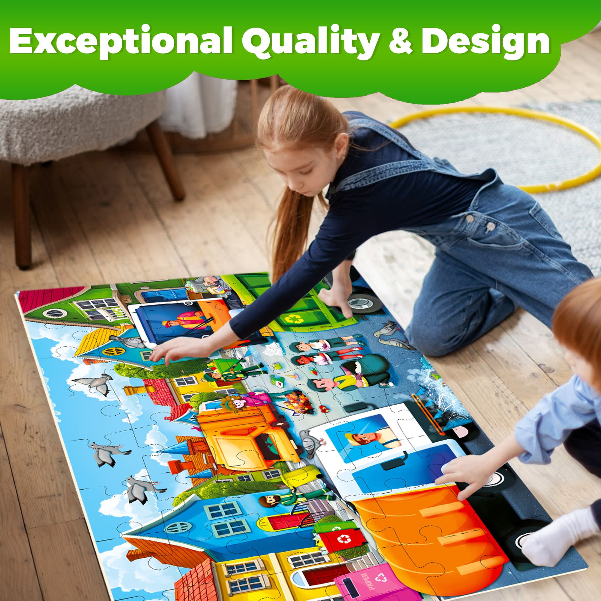 Large Piece Puzzles for Kids