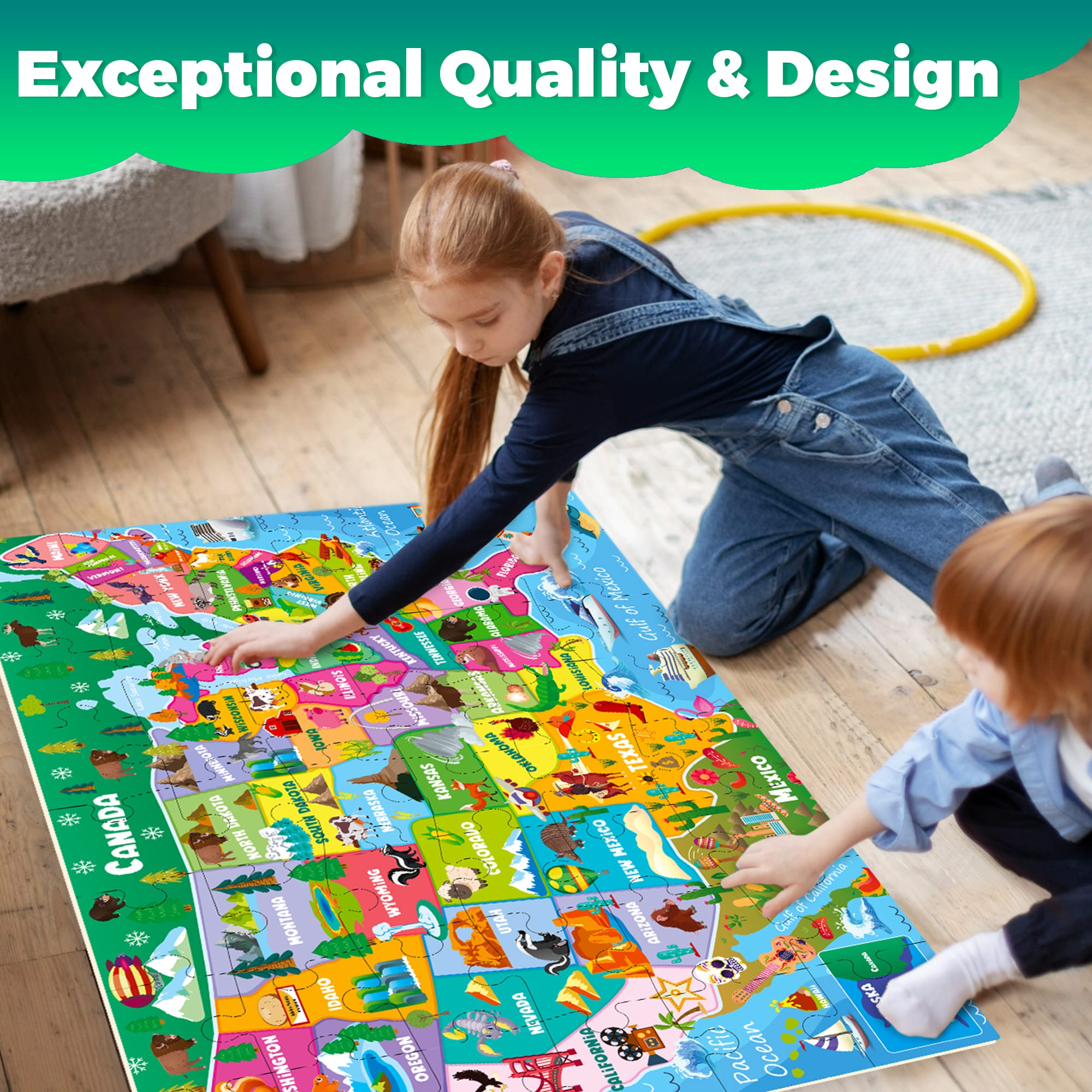 Giant Floor Puzzle for Kids