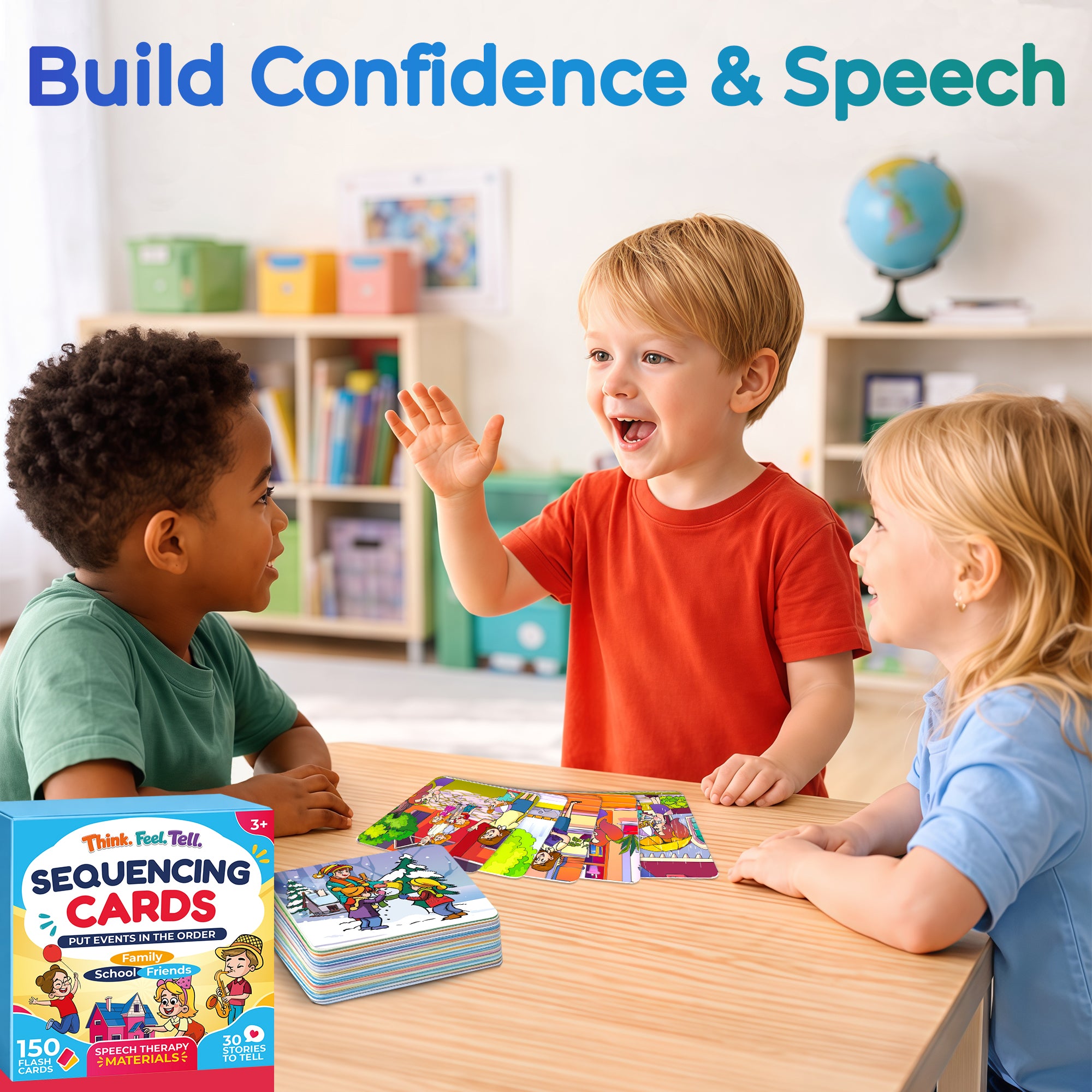 150 Story Sequence Cards for Toddlers | Autism Learning Toys