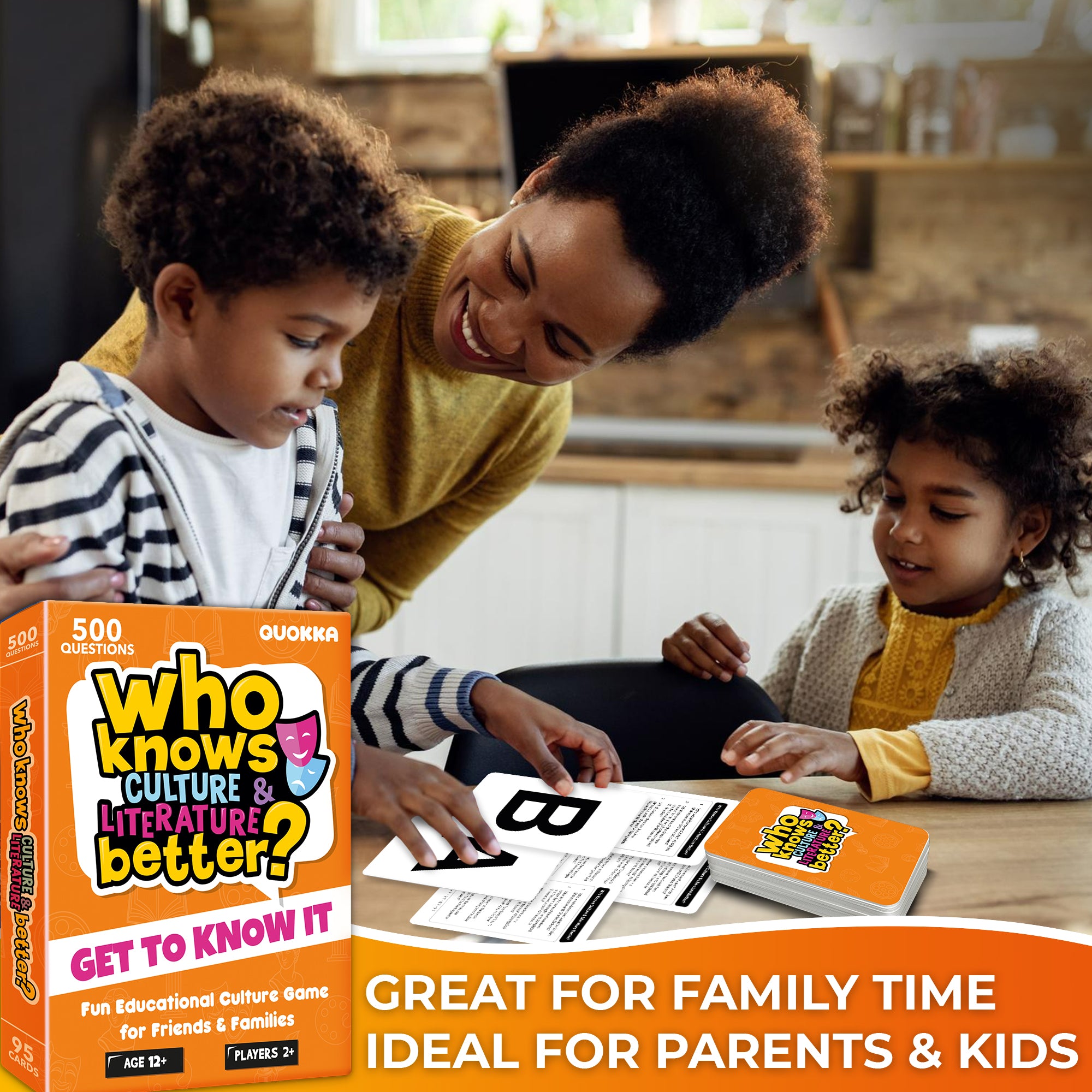Trivia Family Game Who Knows Culture Better? 500+ Questions