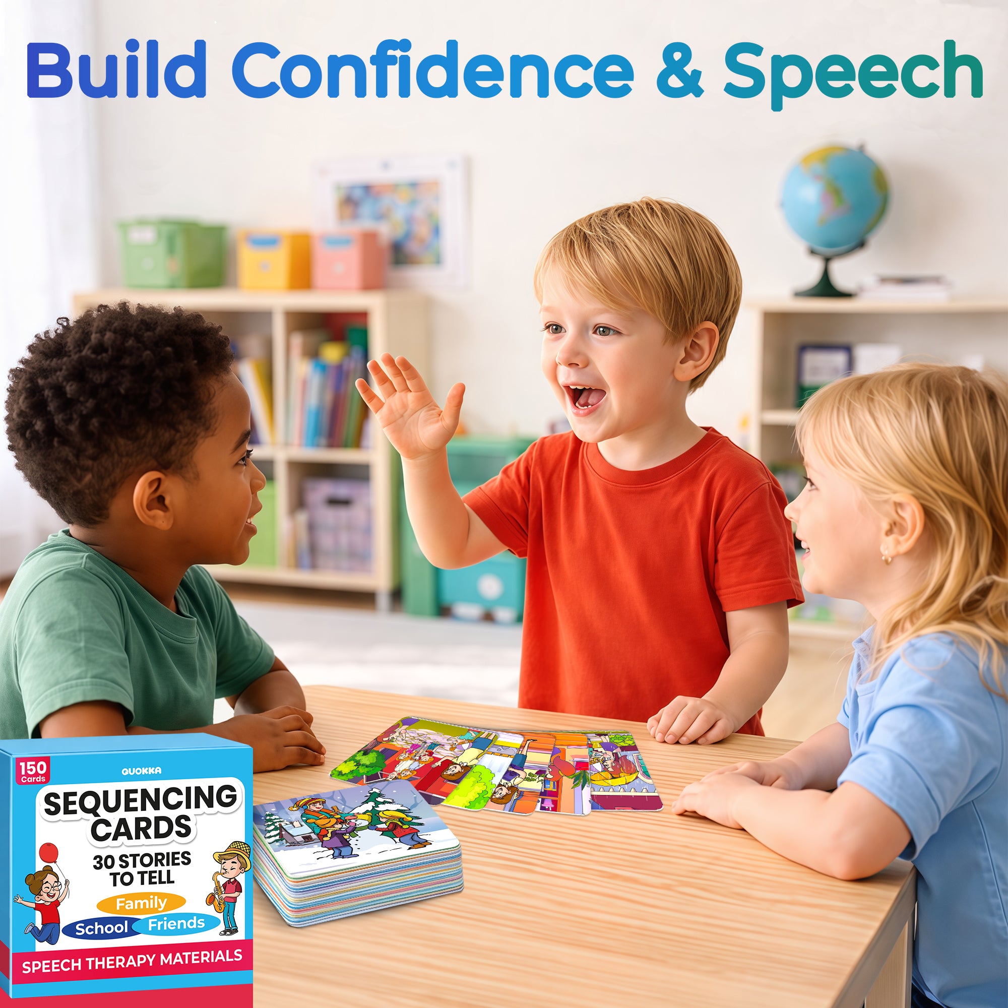 150 Story Sequence Cards for Toddlers | Autism Learning Toys