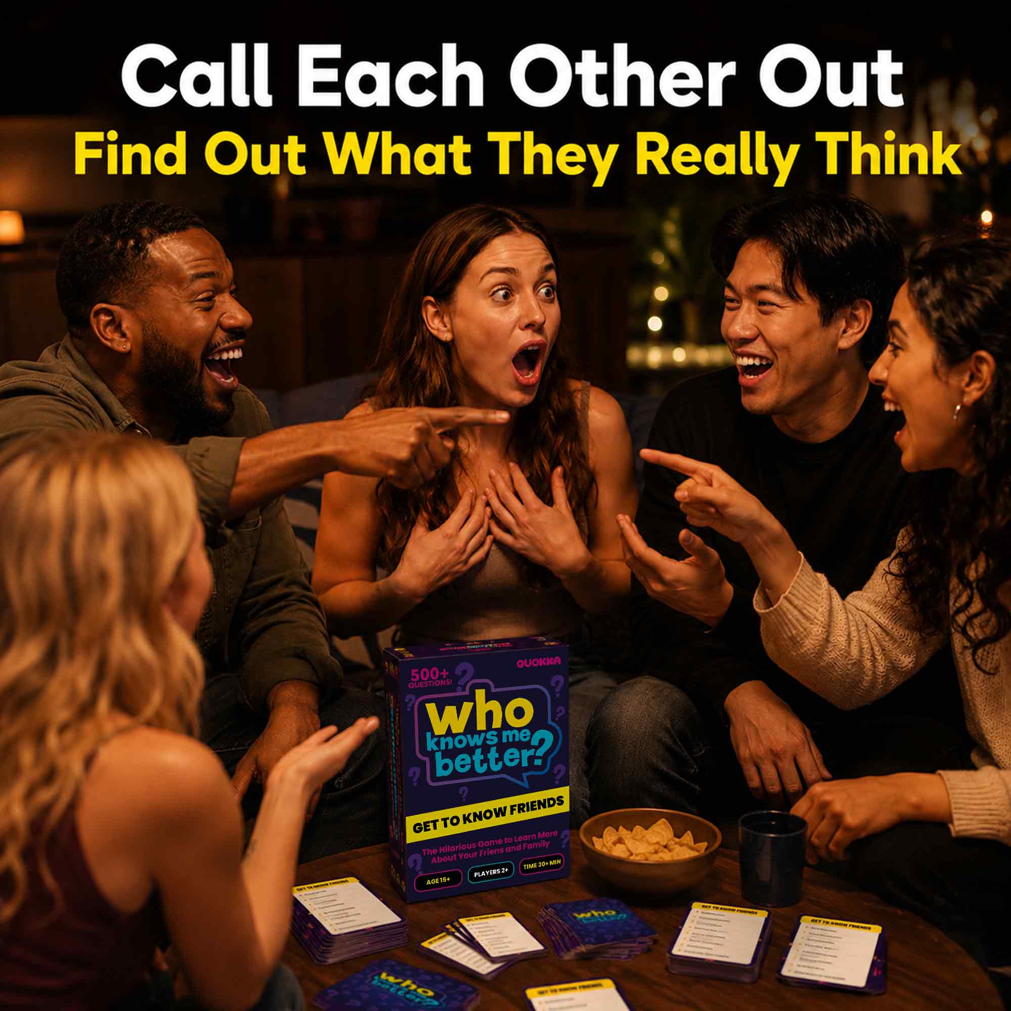 Trivia Game Who Knows Me Better Classic | Friends & Family
