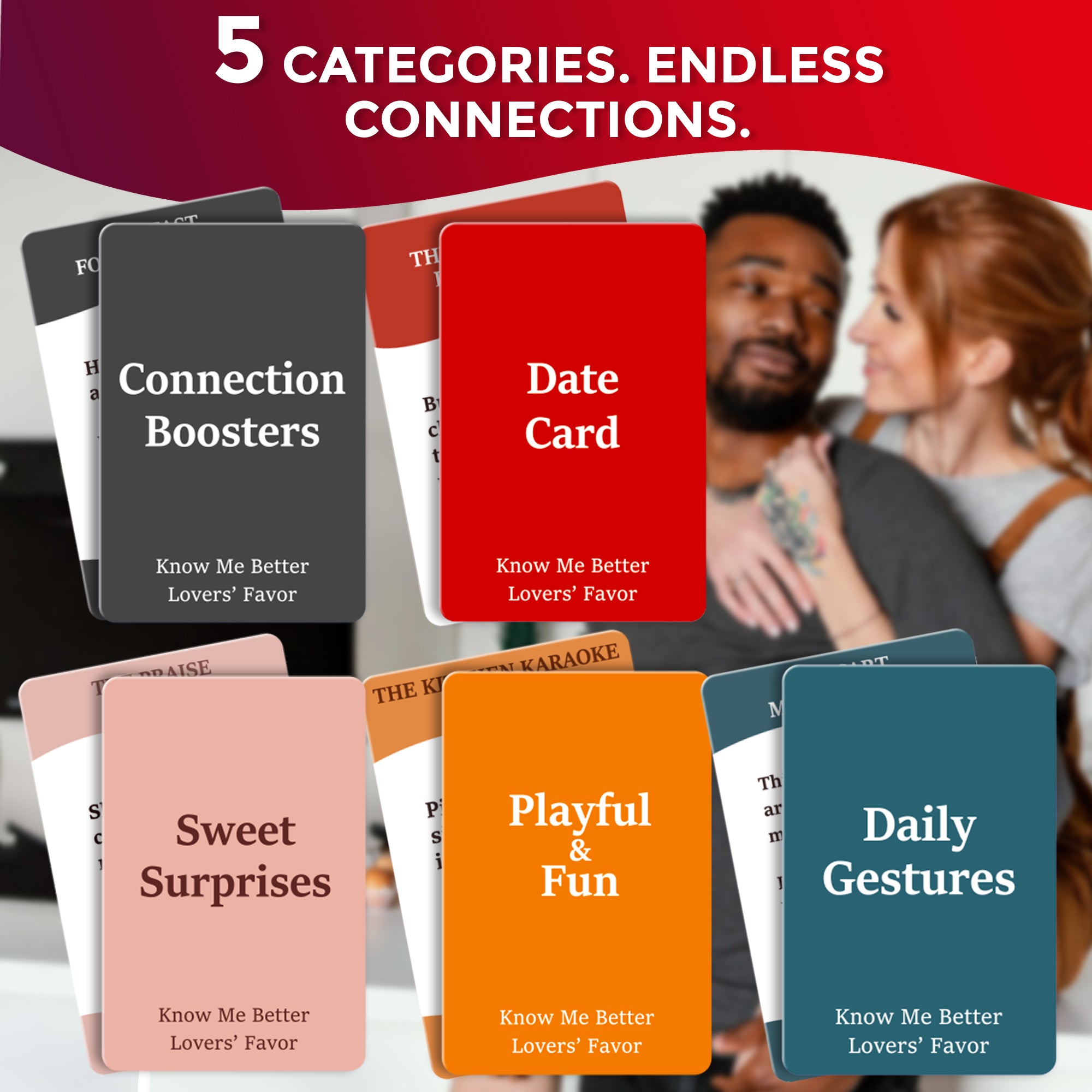 Lovers’ Favors Couples Card Game – Playful Dares & Challenges