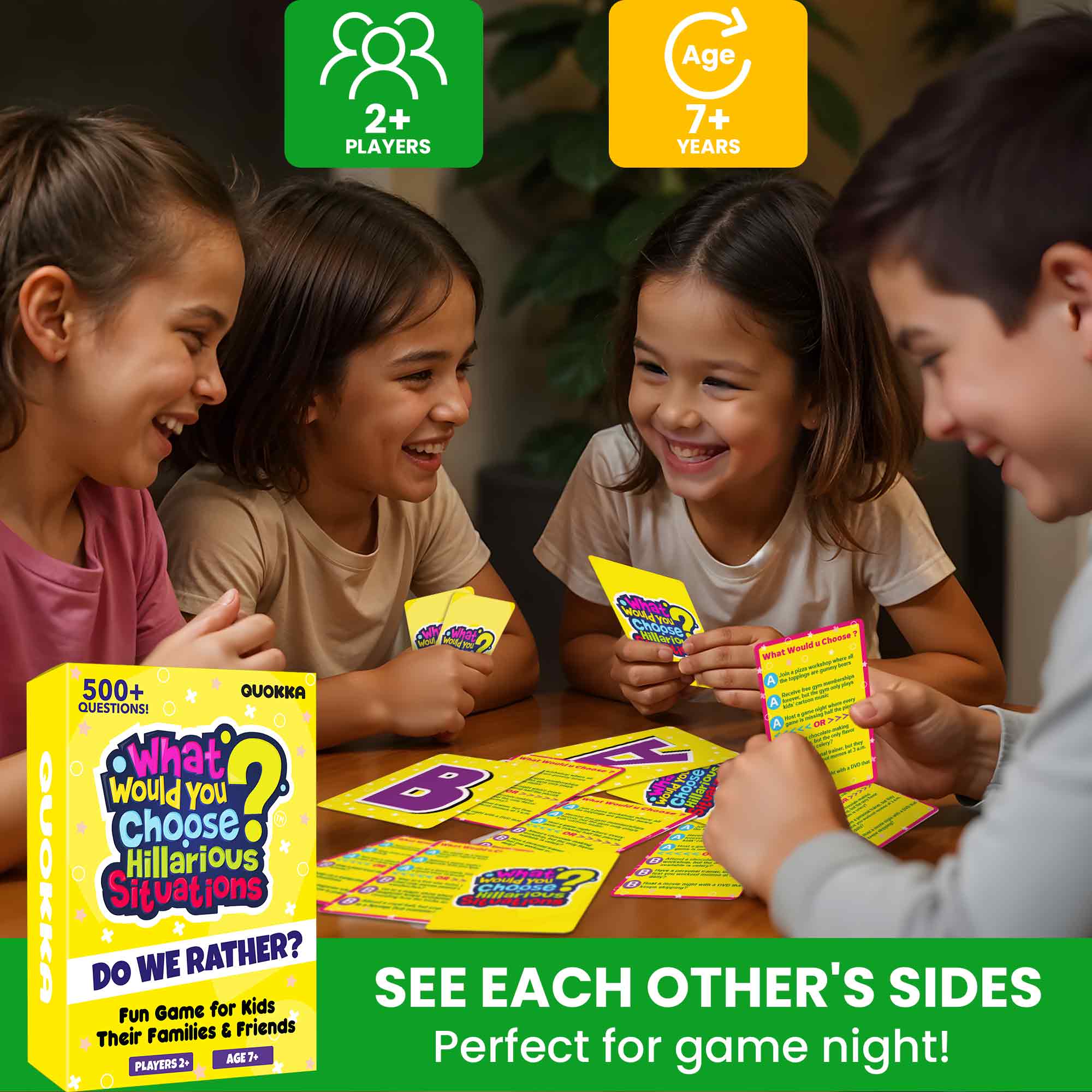 Card Game What Would You Choose? Hilarious Situations for Family