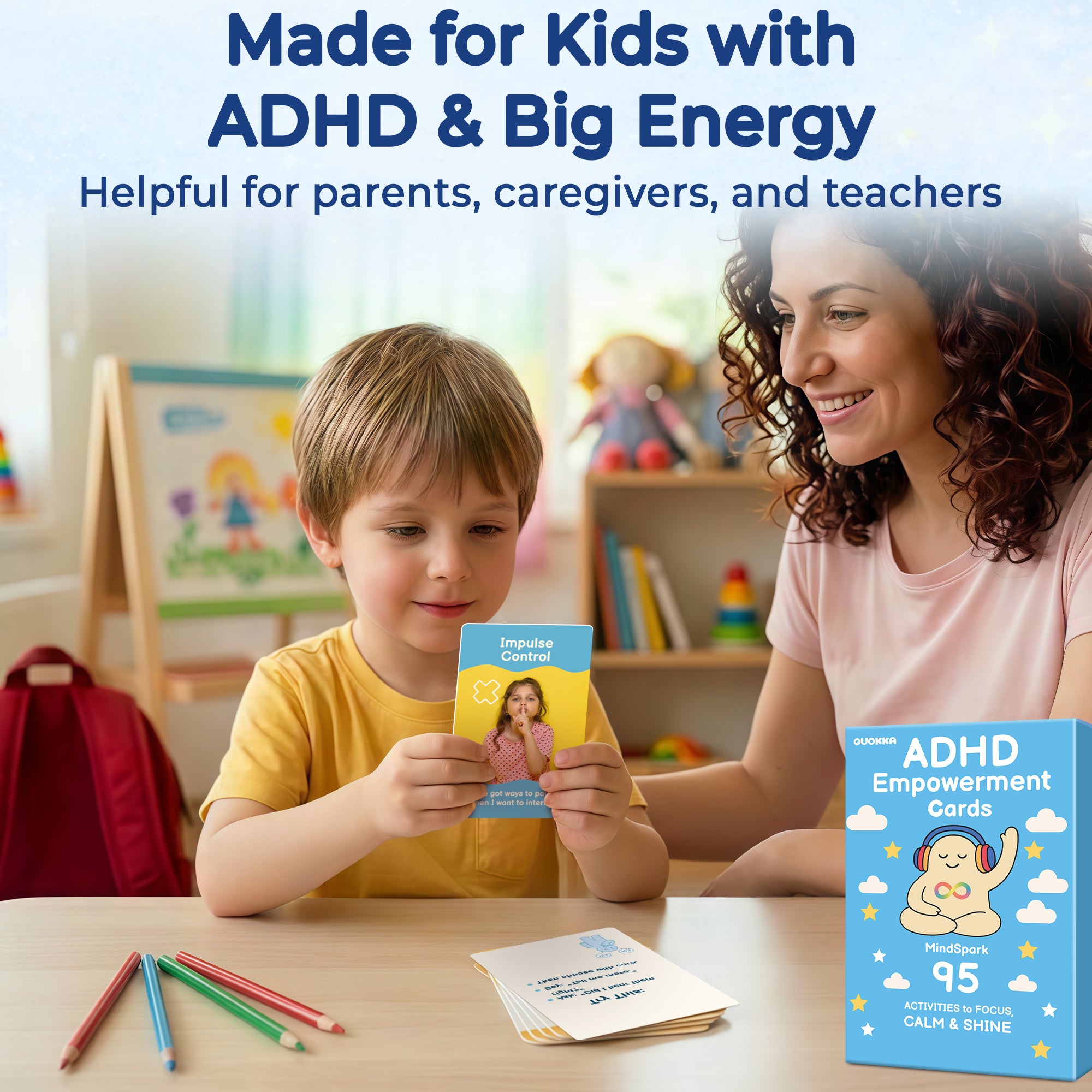 Emotional Regulation Cards for Kids – ADHD Focus & Calm Deck