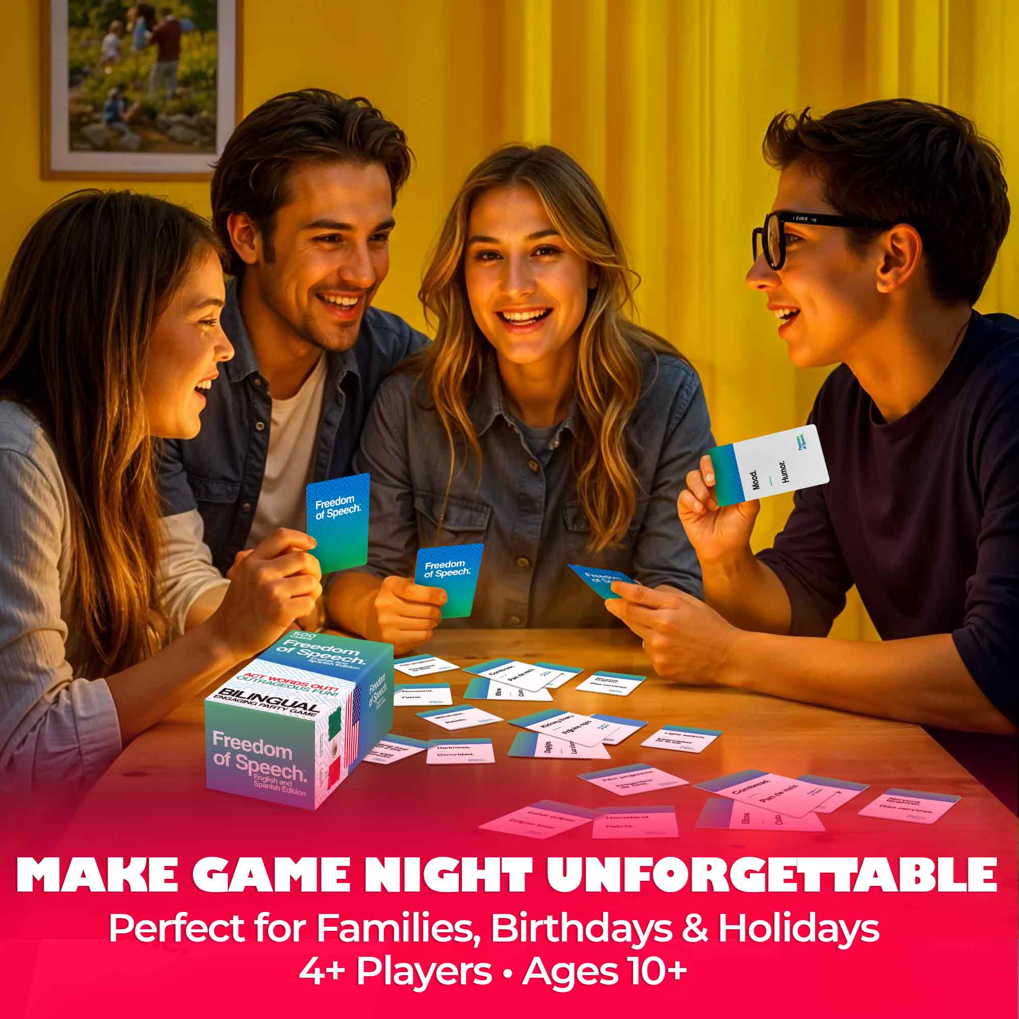 Bilingual Card Game – Fun Spanish & English Family Game